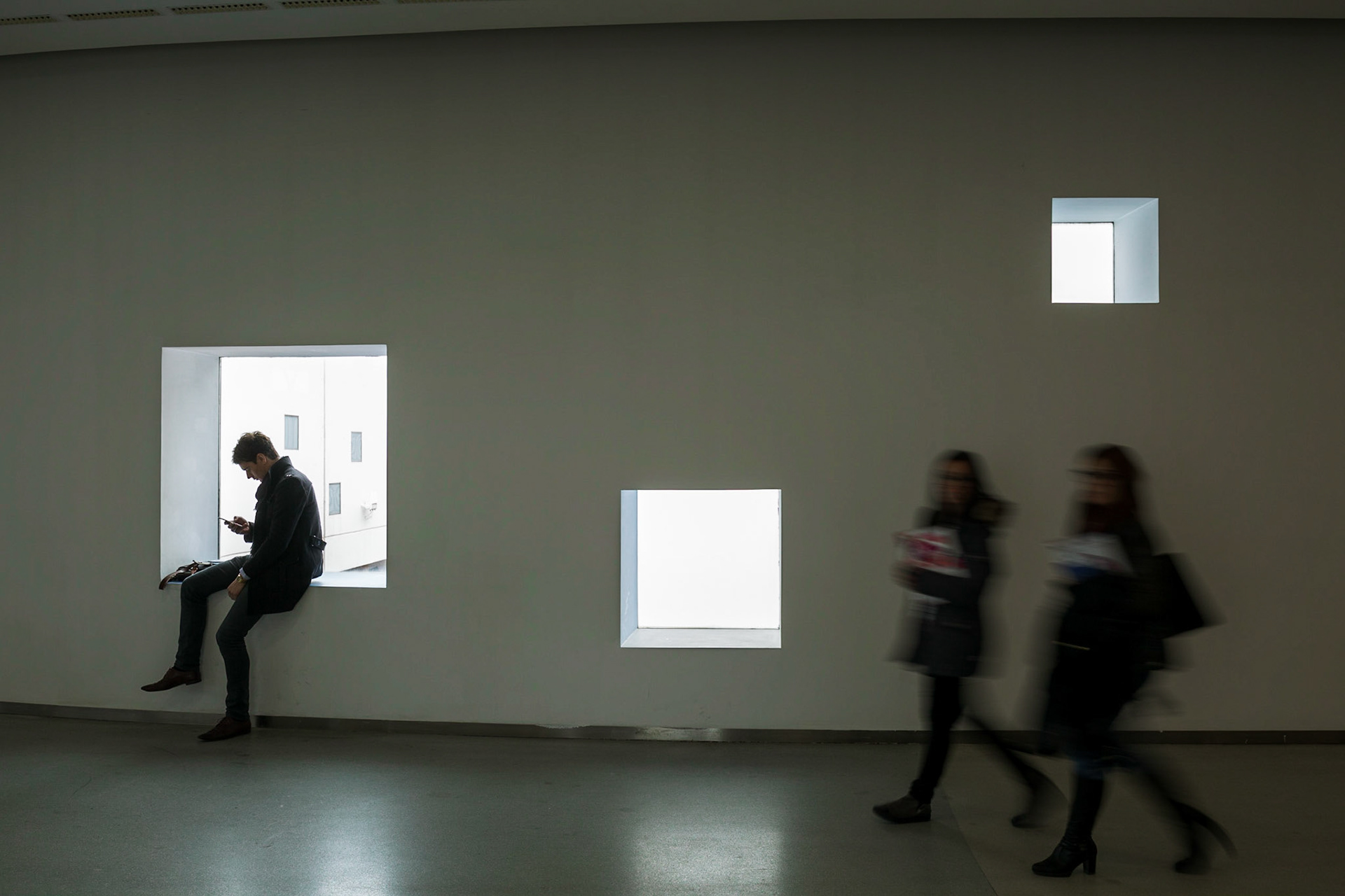 February 26, 2018 - Hospitalet de Llobregat, Barcelona, Catalonia, Spain. First day on Mobile World Congress in Fira Gran Via.