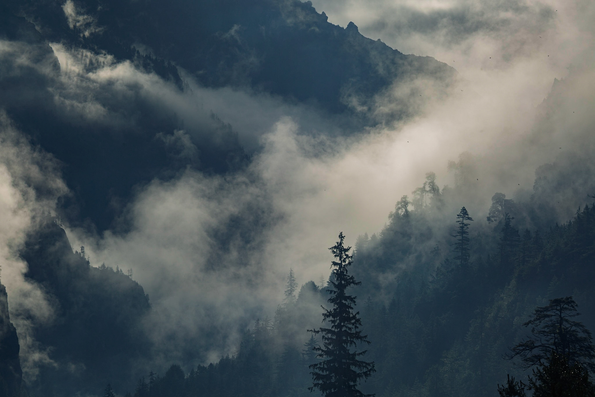 August, 12, 2014 - Views from Chame, Annapurna Conservation Area