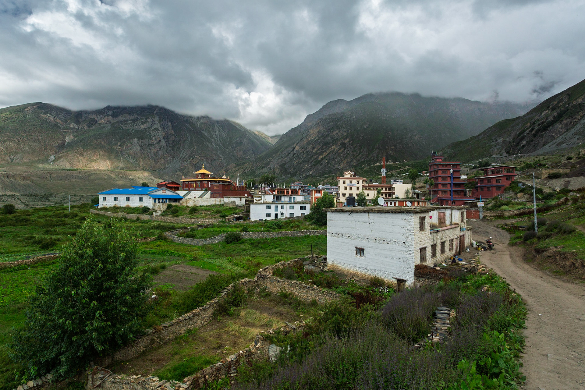 August, 17, 2014 - Views of Muktinath village