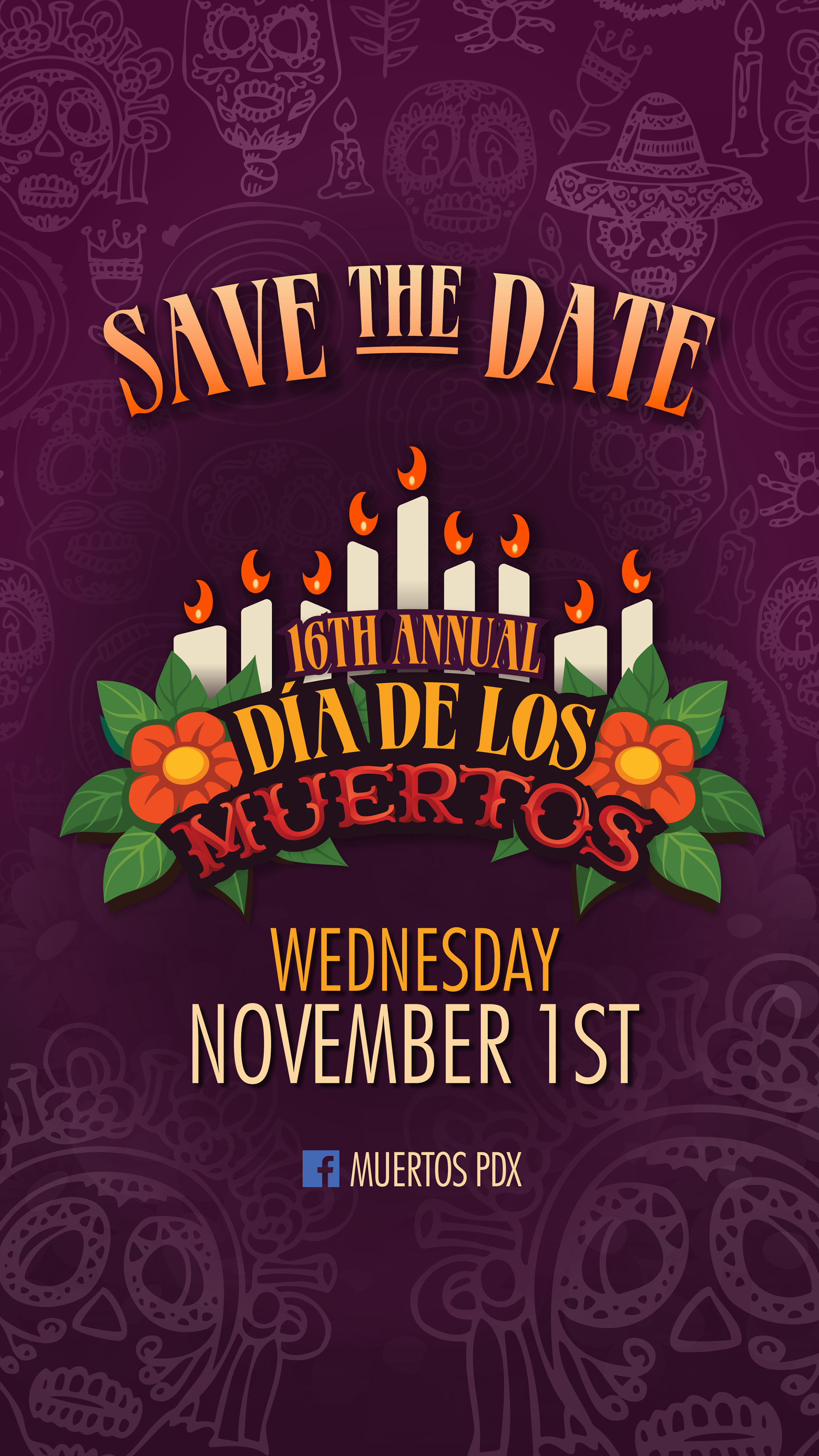 Social Media Event Save the Date - Story graphics