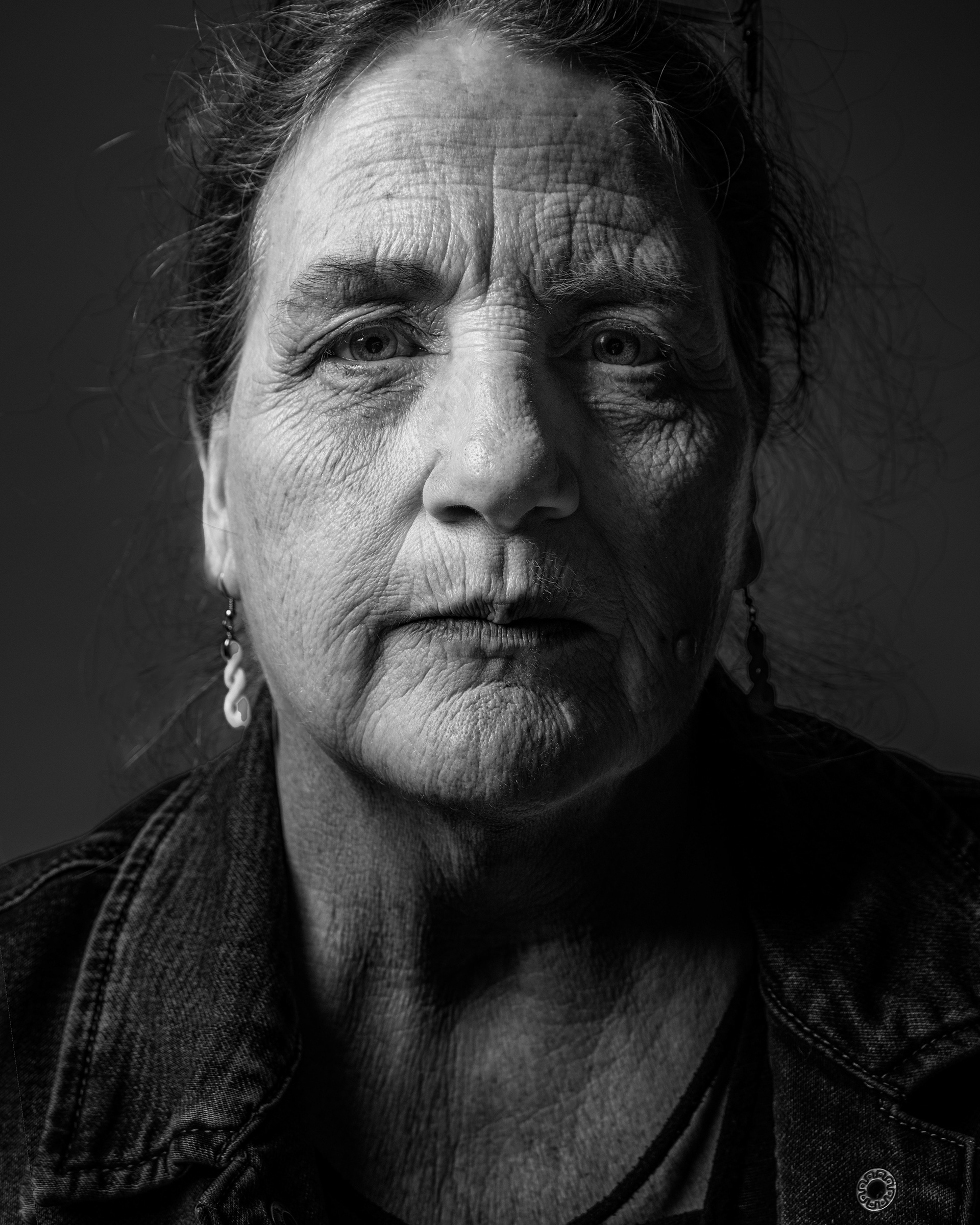 Exercise in Rembrandt lighting.