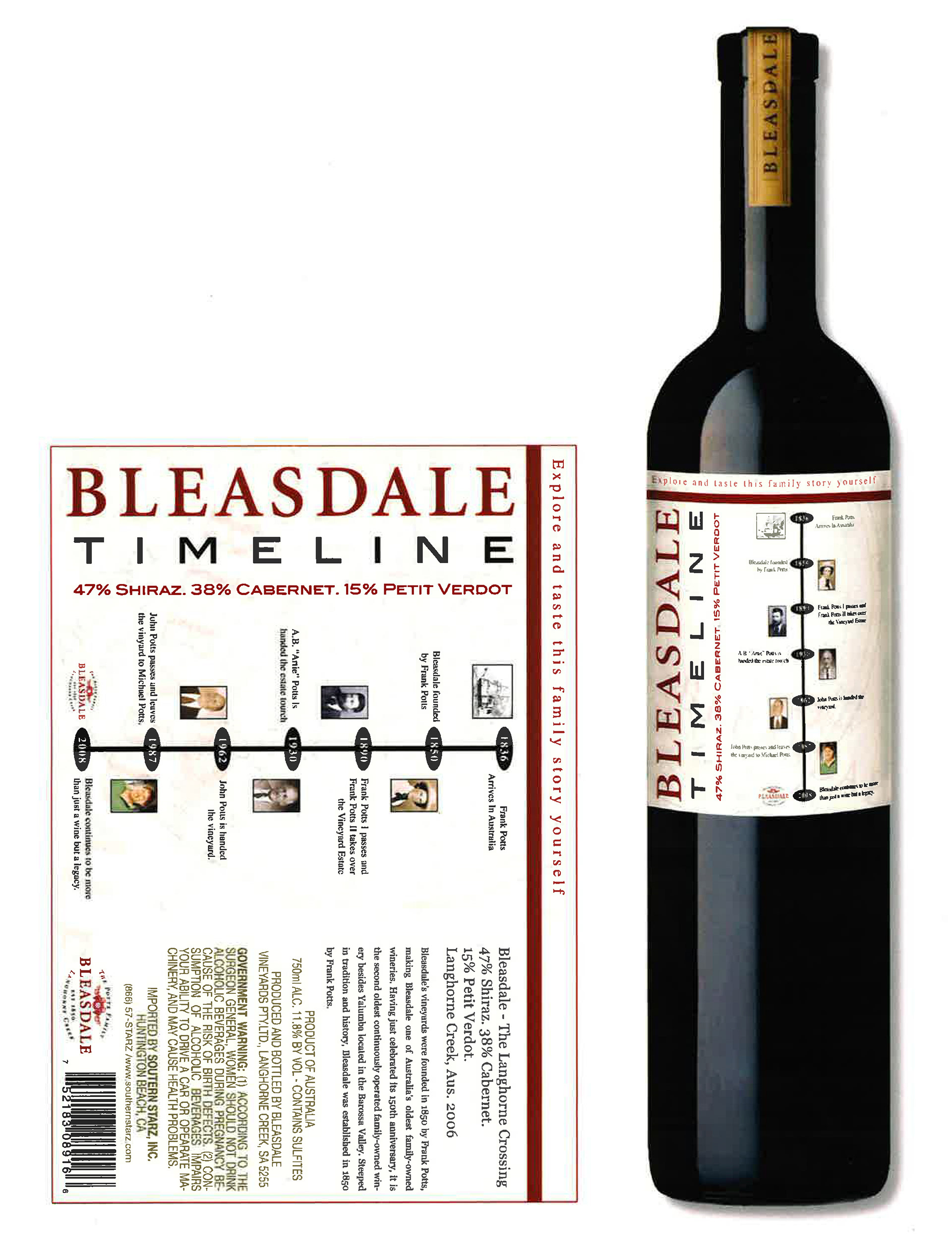 Bleasdale Timeline Red Blend NV | Langhorne Creek, AUS