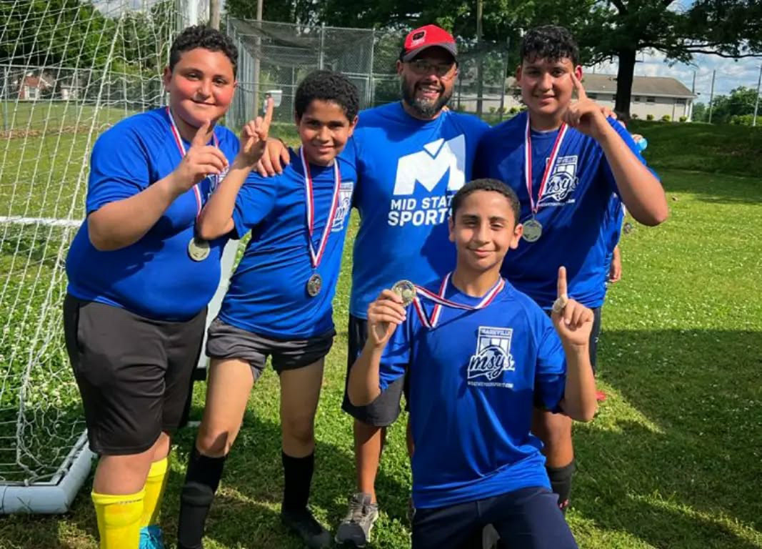 Team Coach 11-13 age group - League champions