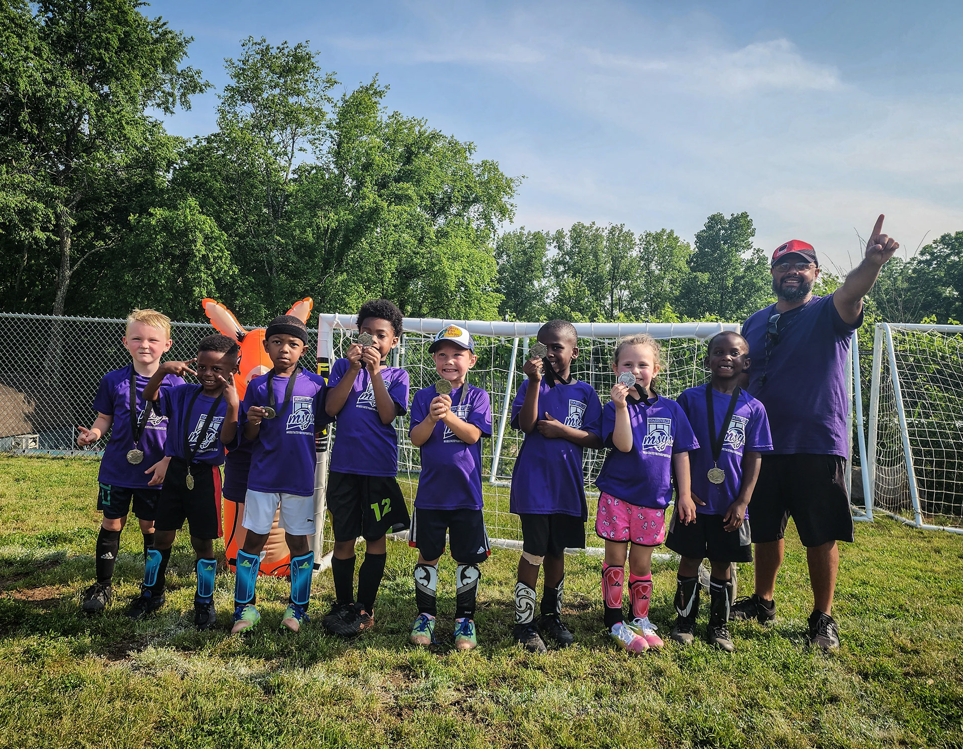 Team Coach 3-5 age group - Second Place
