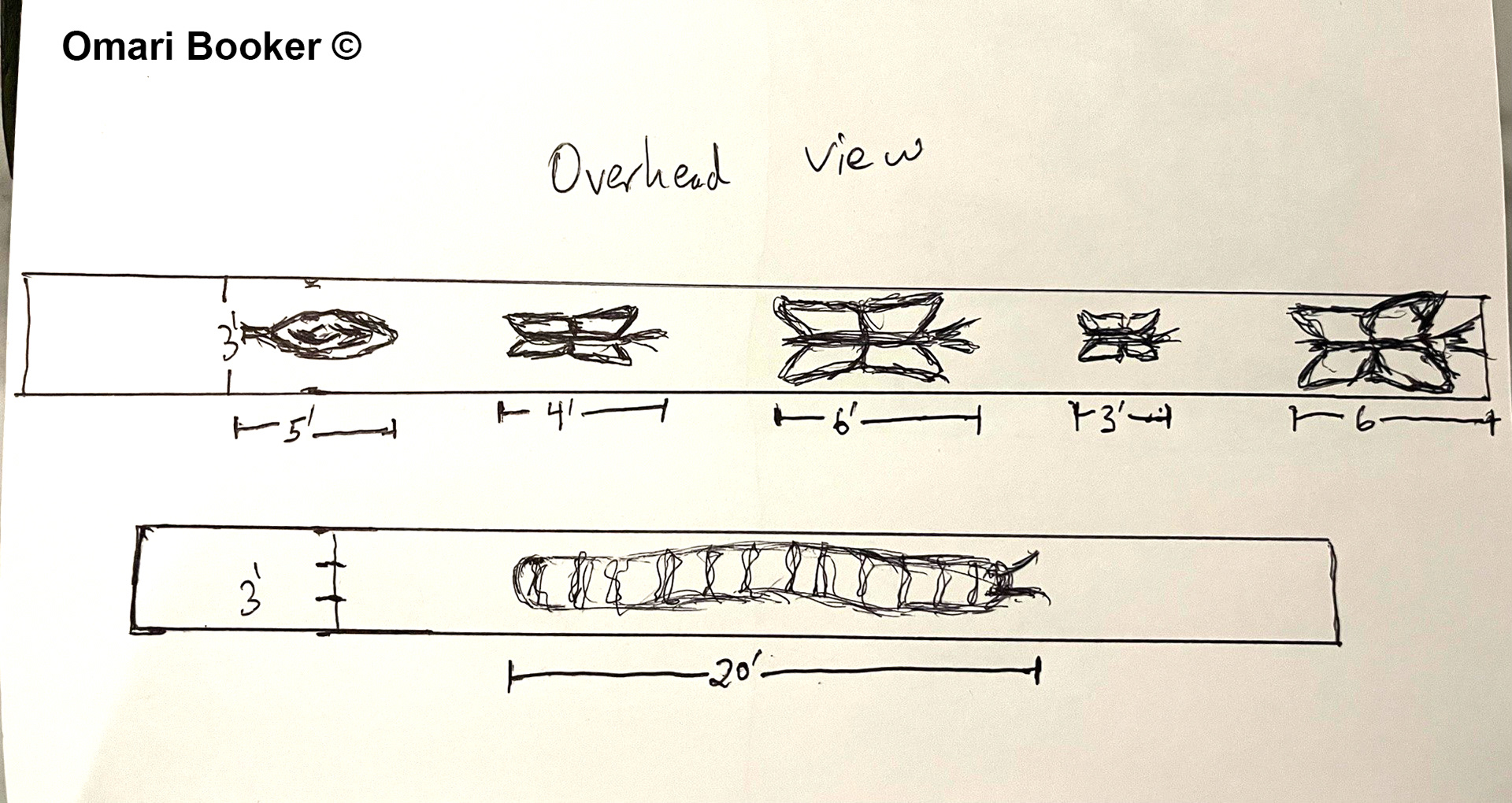  Concept drawing | Omari Booker