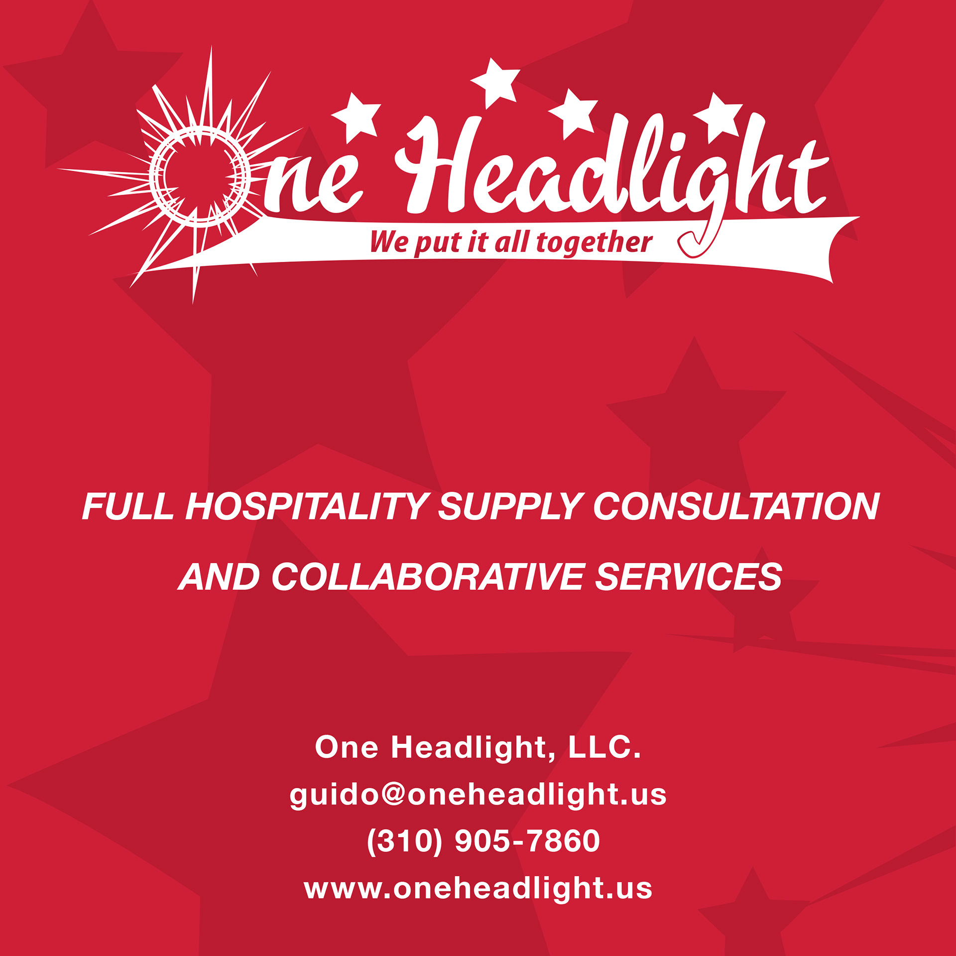 One Headlight Promotional Leave Advertisement