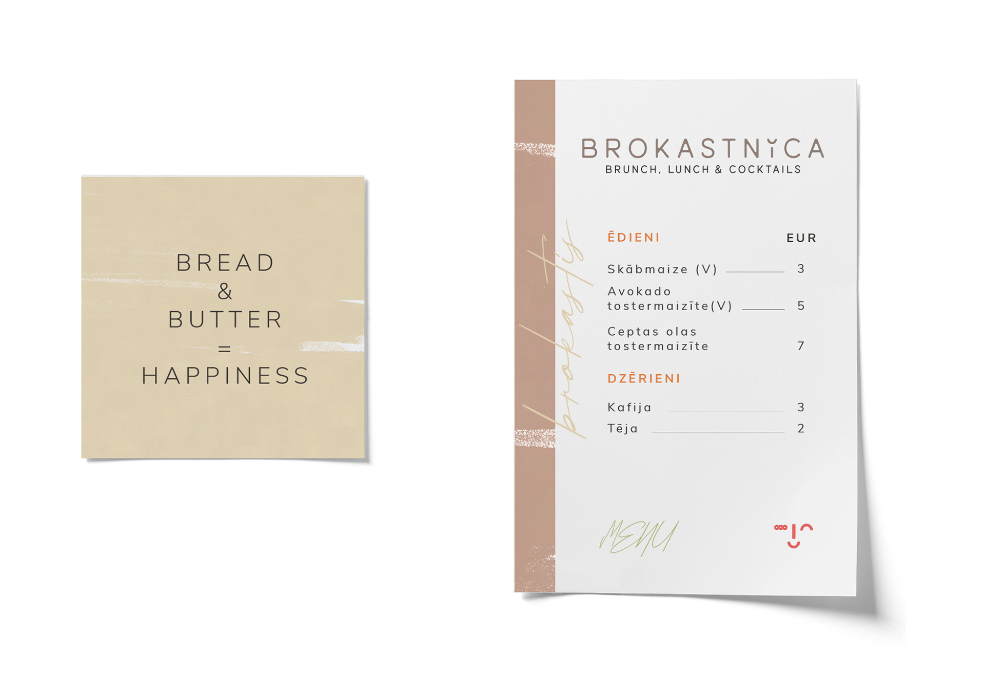 menu design