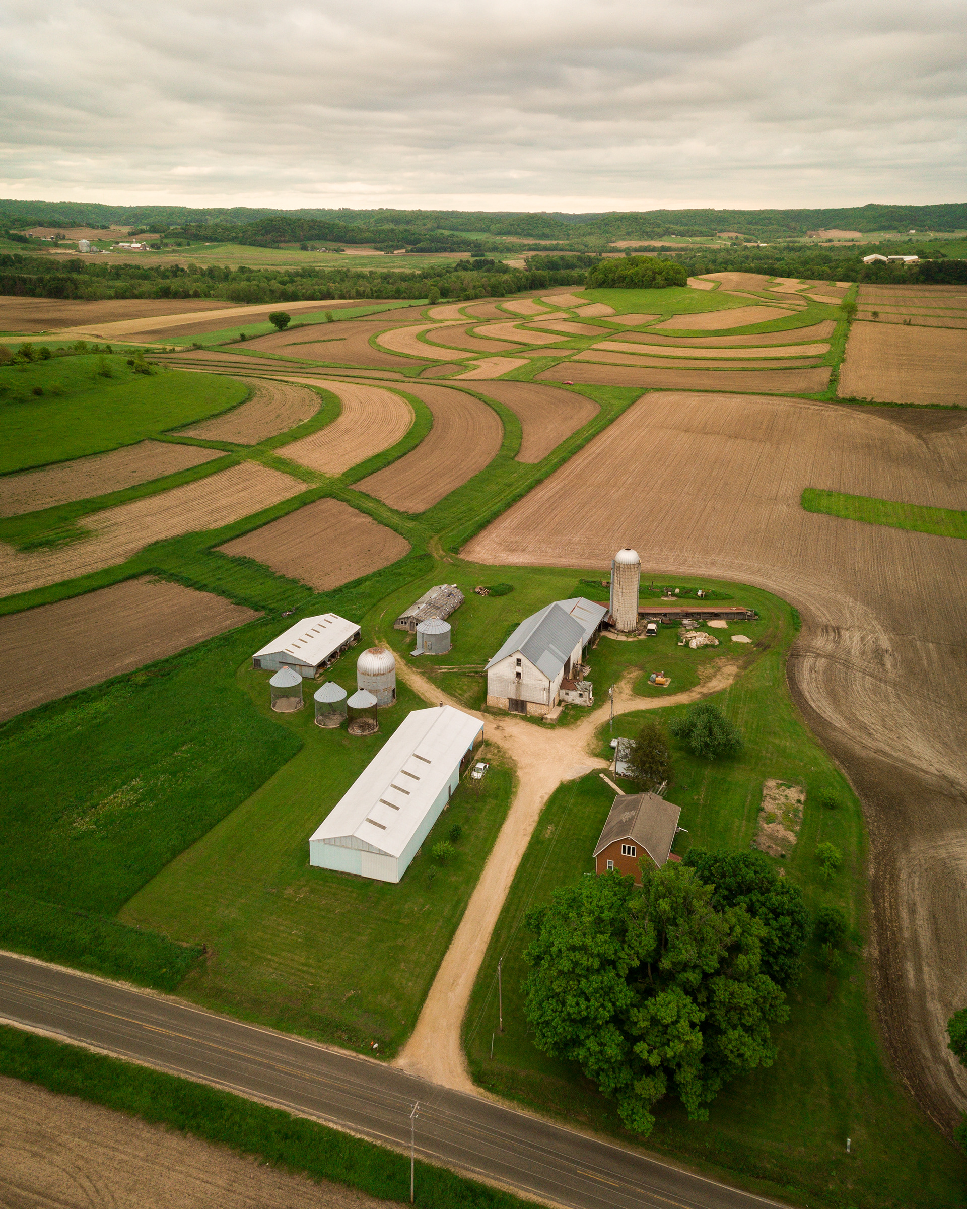 Wisconsins contour fields make for a beautiful setting.