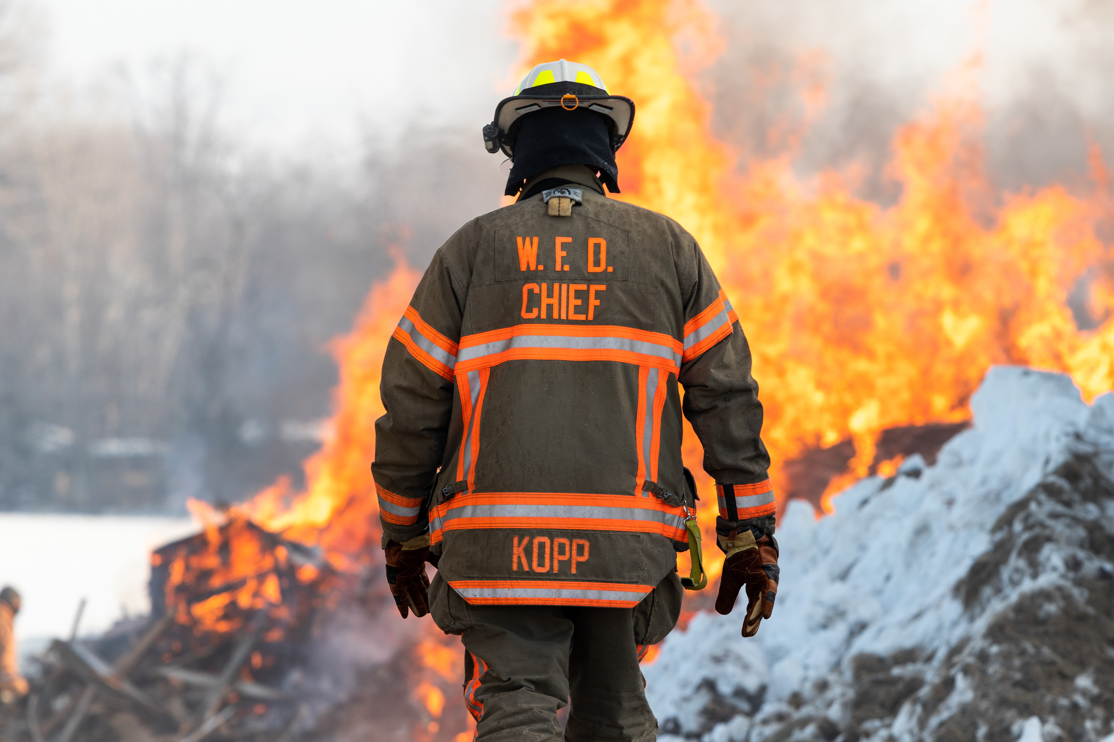 Waunakee Fire Chief, Dave Kopp.