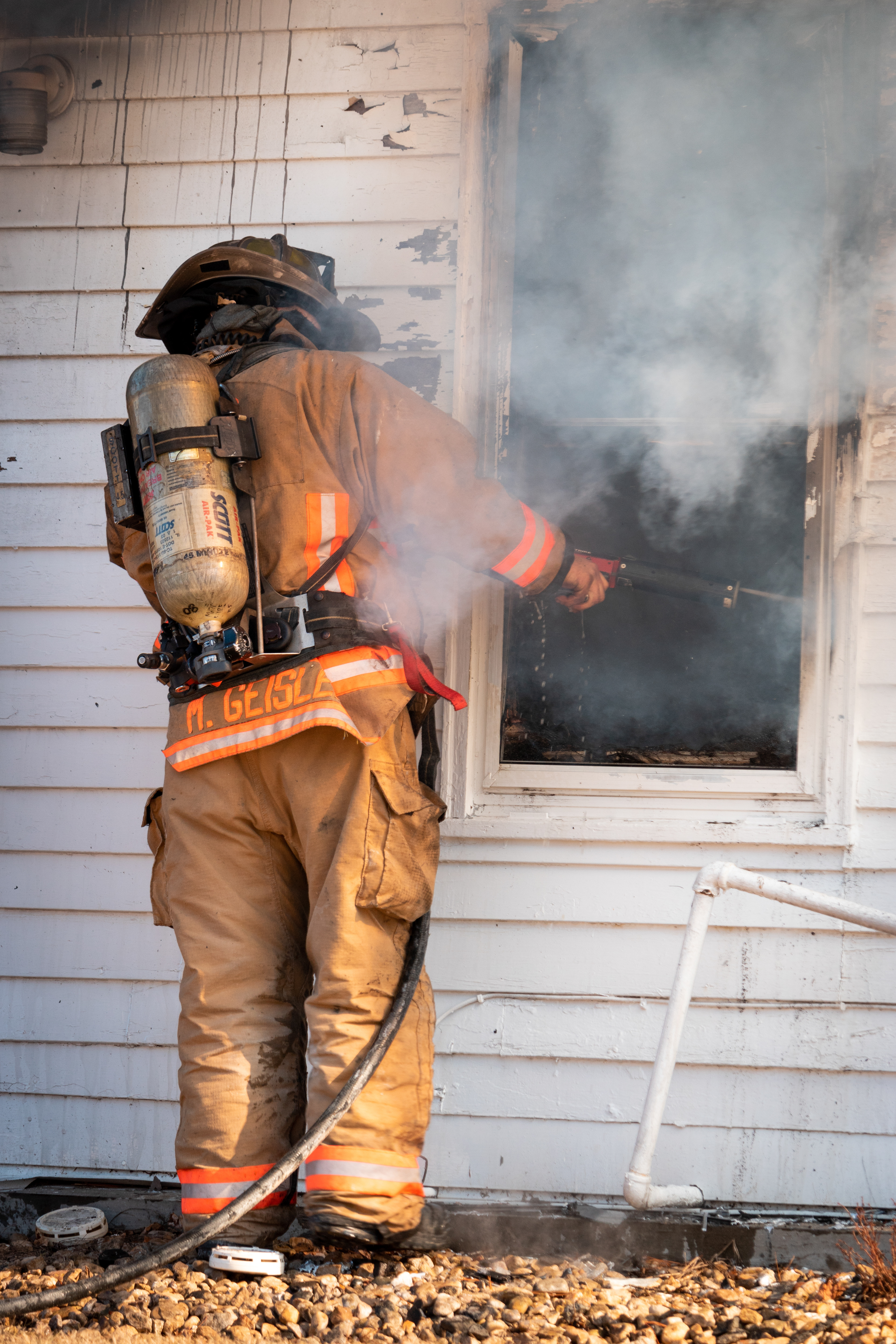 Mark Geisler, Fire Chief.