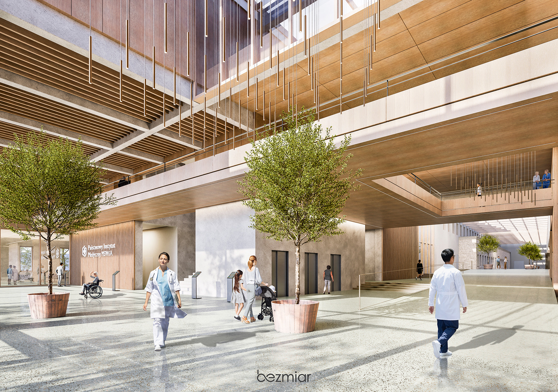 PIM hospital in Warsaw (contest) for RYSY Architekci