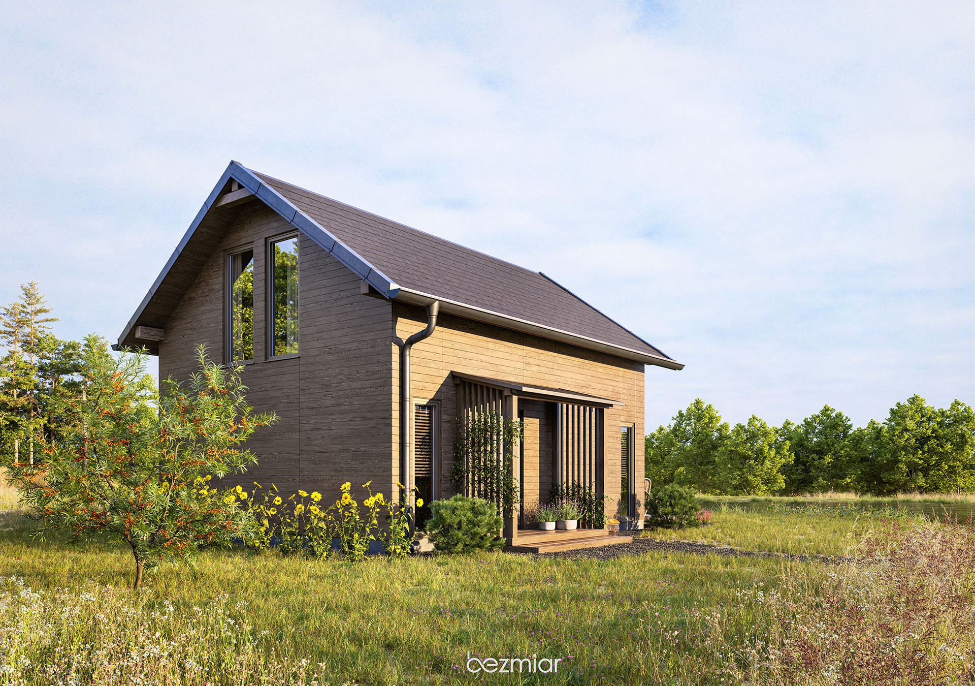 Frame house for Drewnolandia