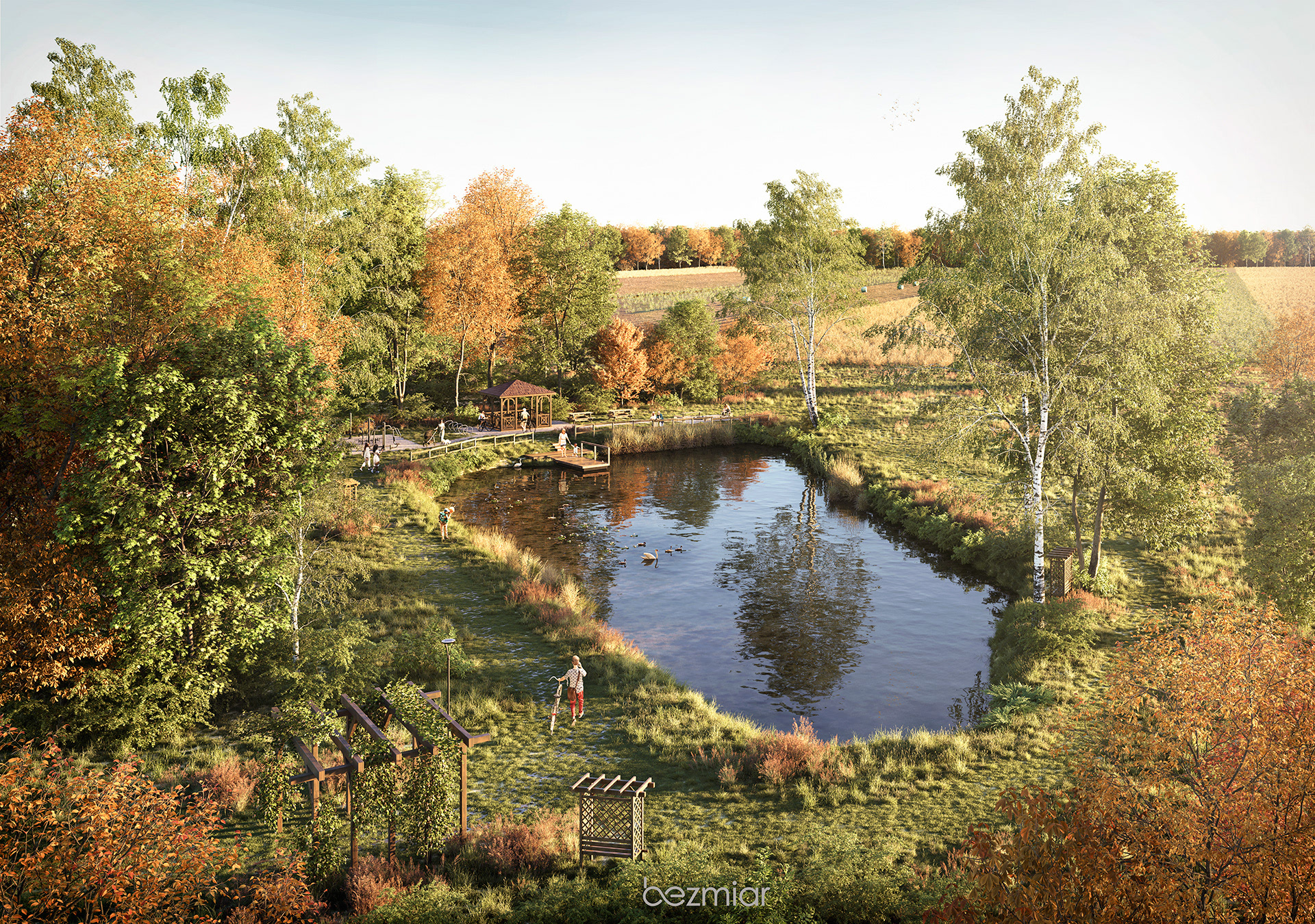 Urban recreation in Nowy Dwór for Atelier Skrzypczyk & Rivat