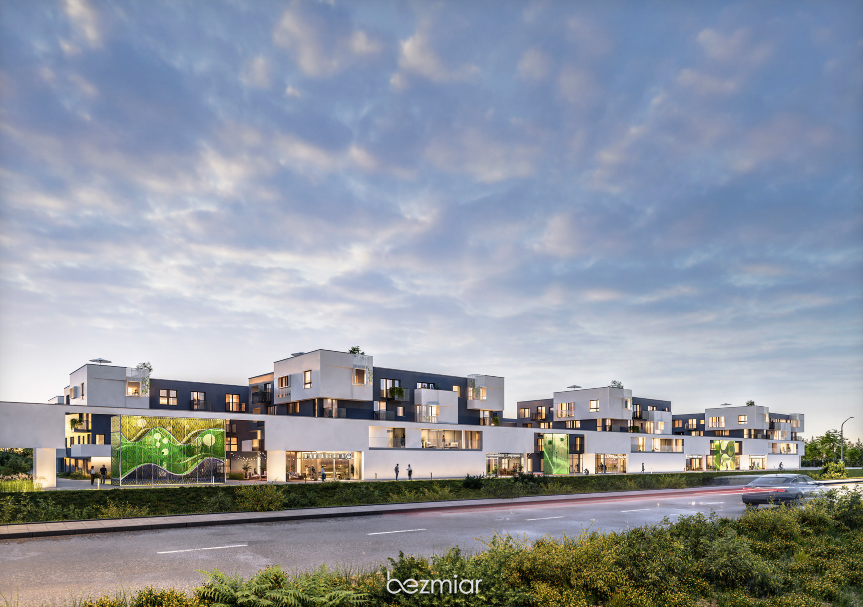 Real estate in Stargard (contest) for arch. P. Lak