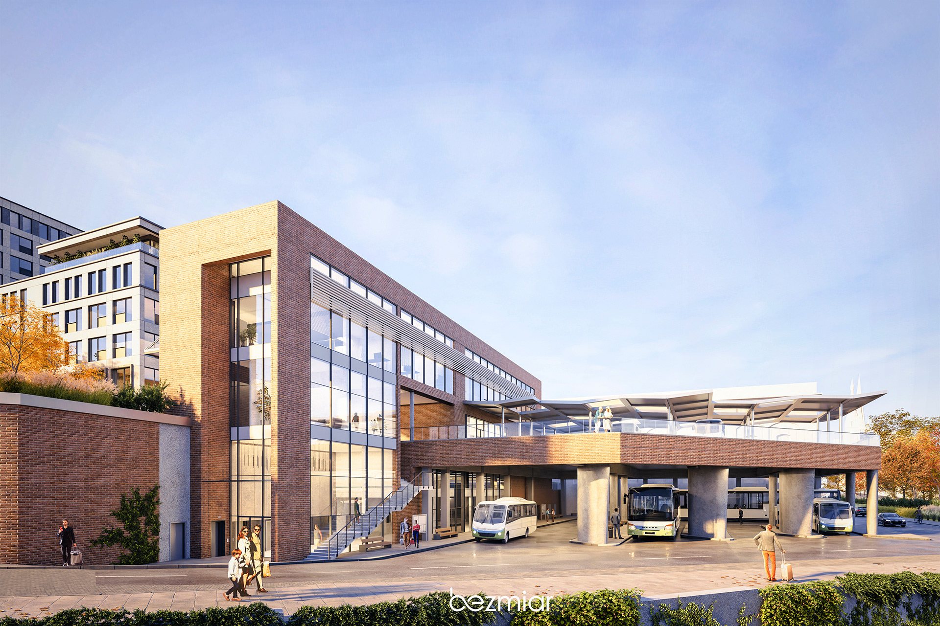 Transportation interchange center for LA2