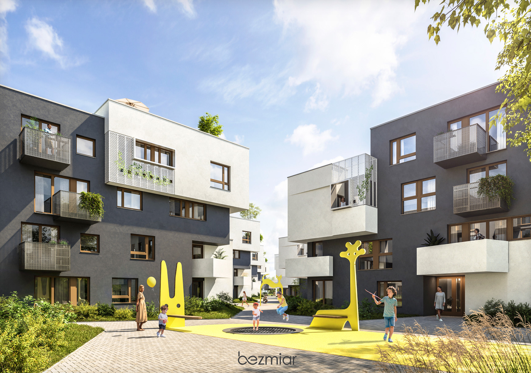 Real estate in Stargard (contest) for arch. P. Lak