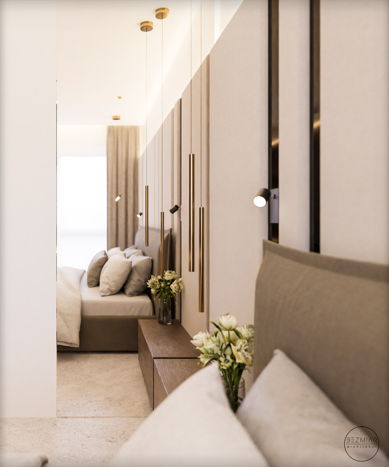 Caffee latte apartment for Bezmiar Architects