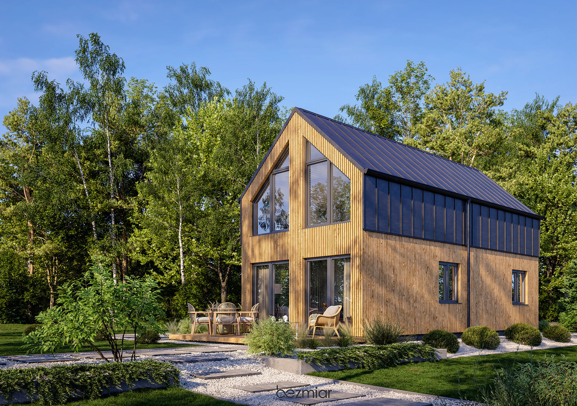 Frame house for Woodenfactory