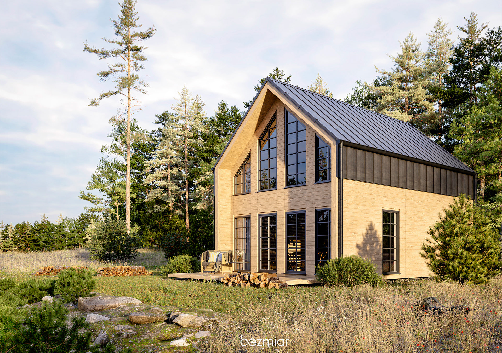 Frame house for Drewnolandia