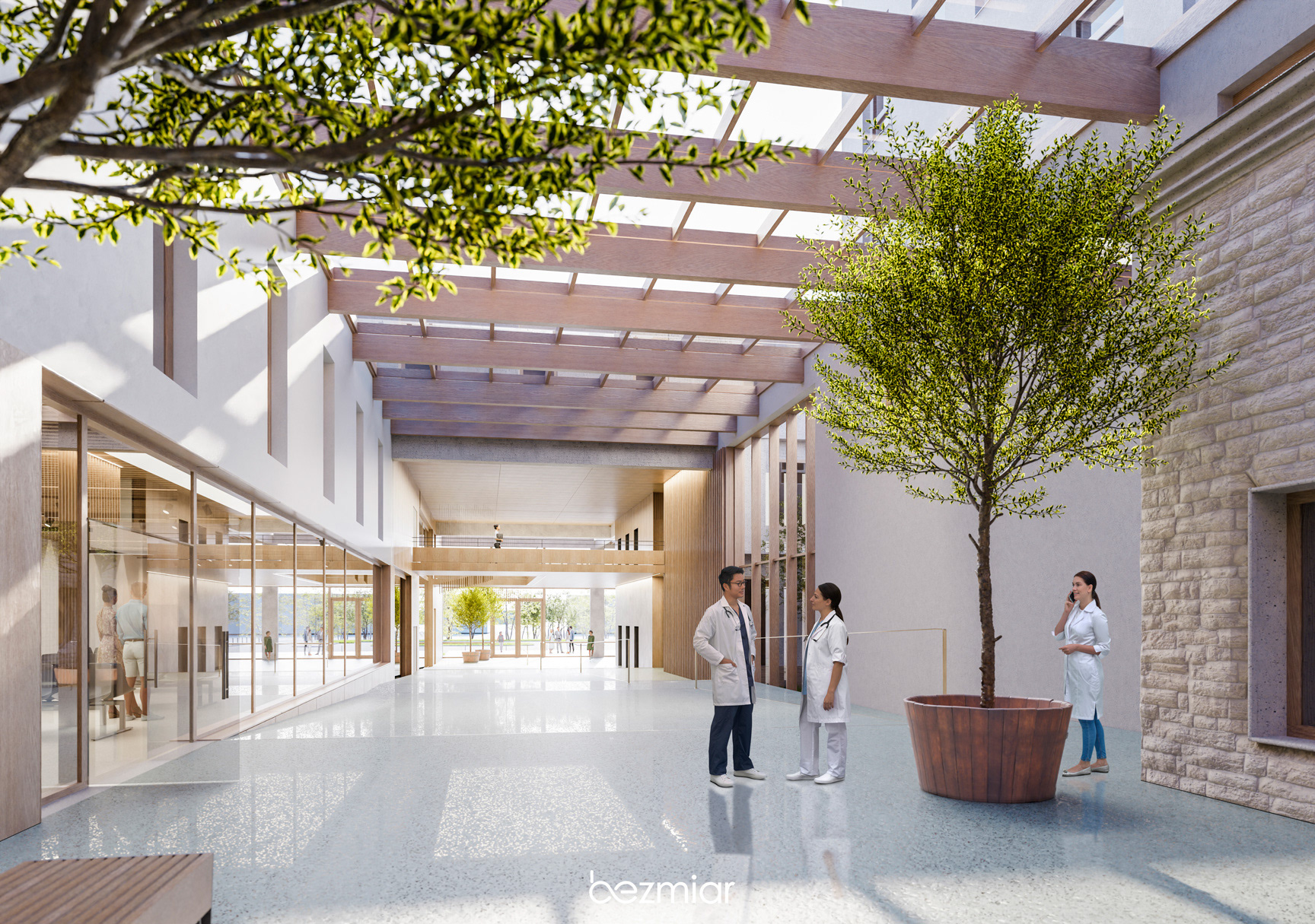 PIM hospital in Warsaw (contest) for RYSY Architekci