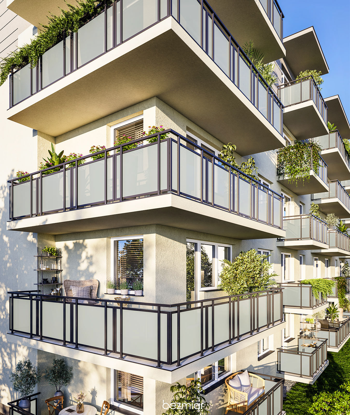 New railings for existing building for Gormetal