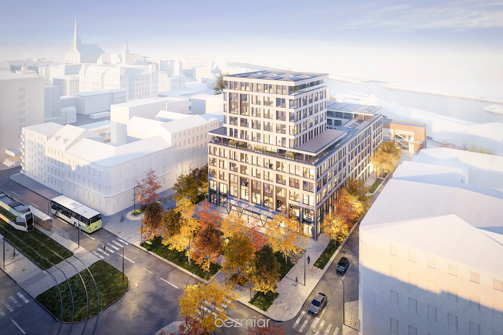 Transportation interchange center for LA2