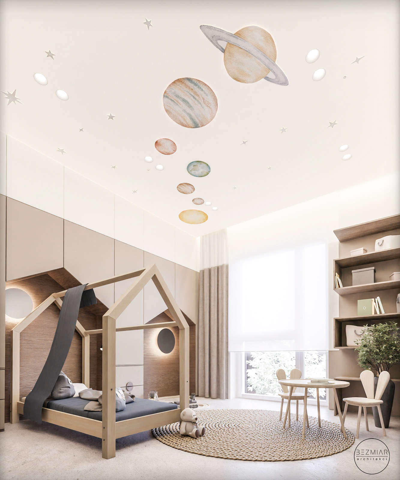 Caffee latte apartment for Bezmiar Architects