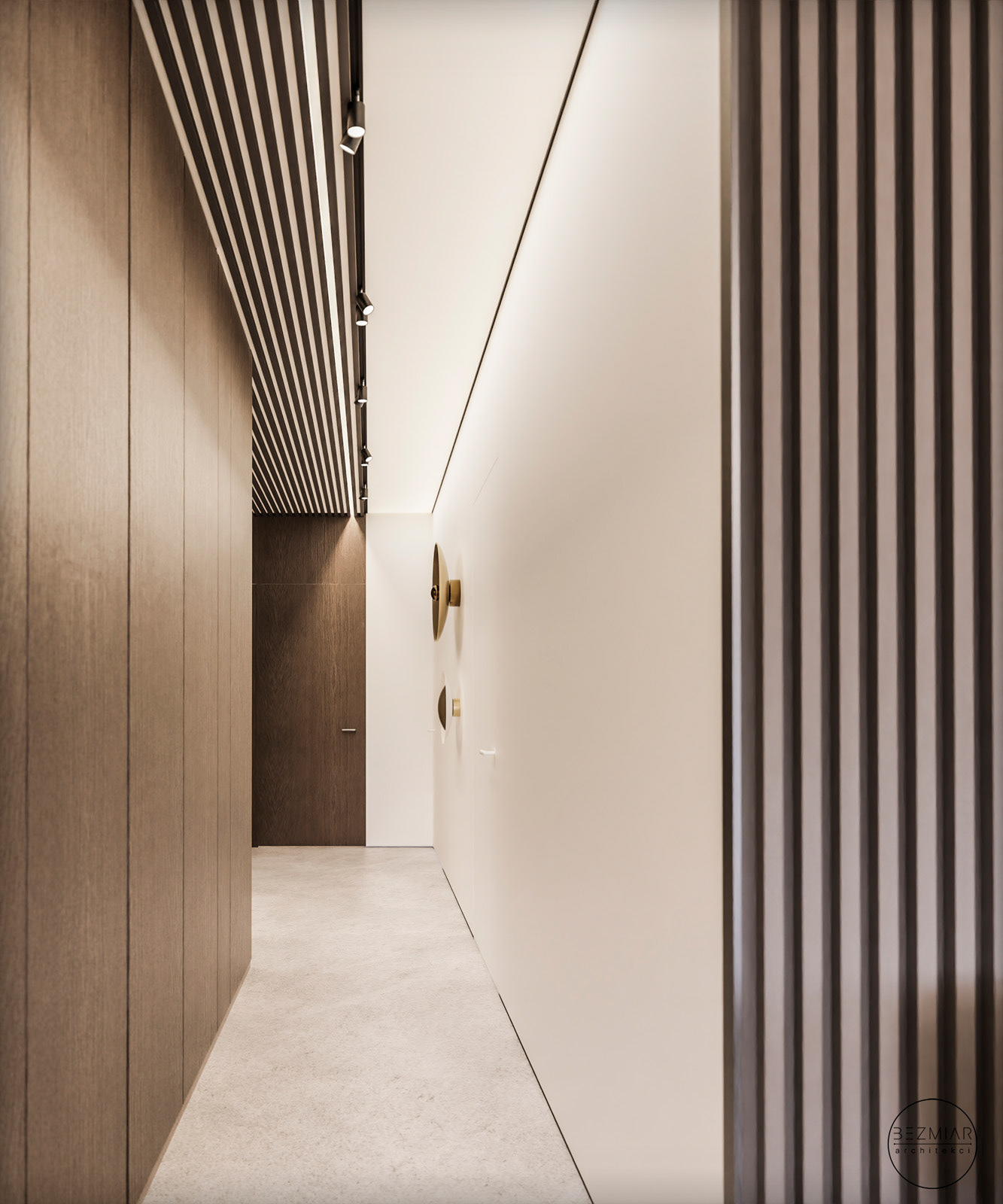 Caffee latte apartment for Bezmiar Architects