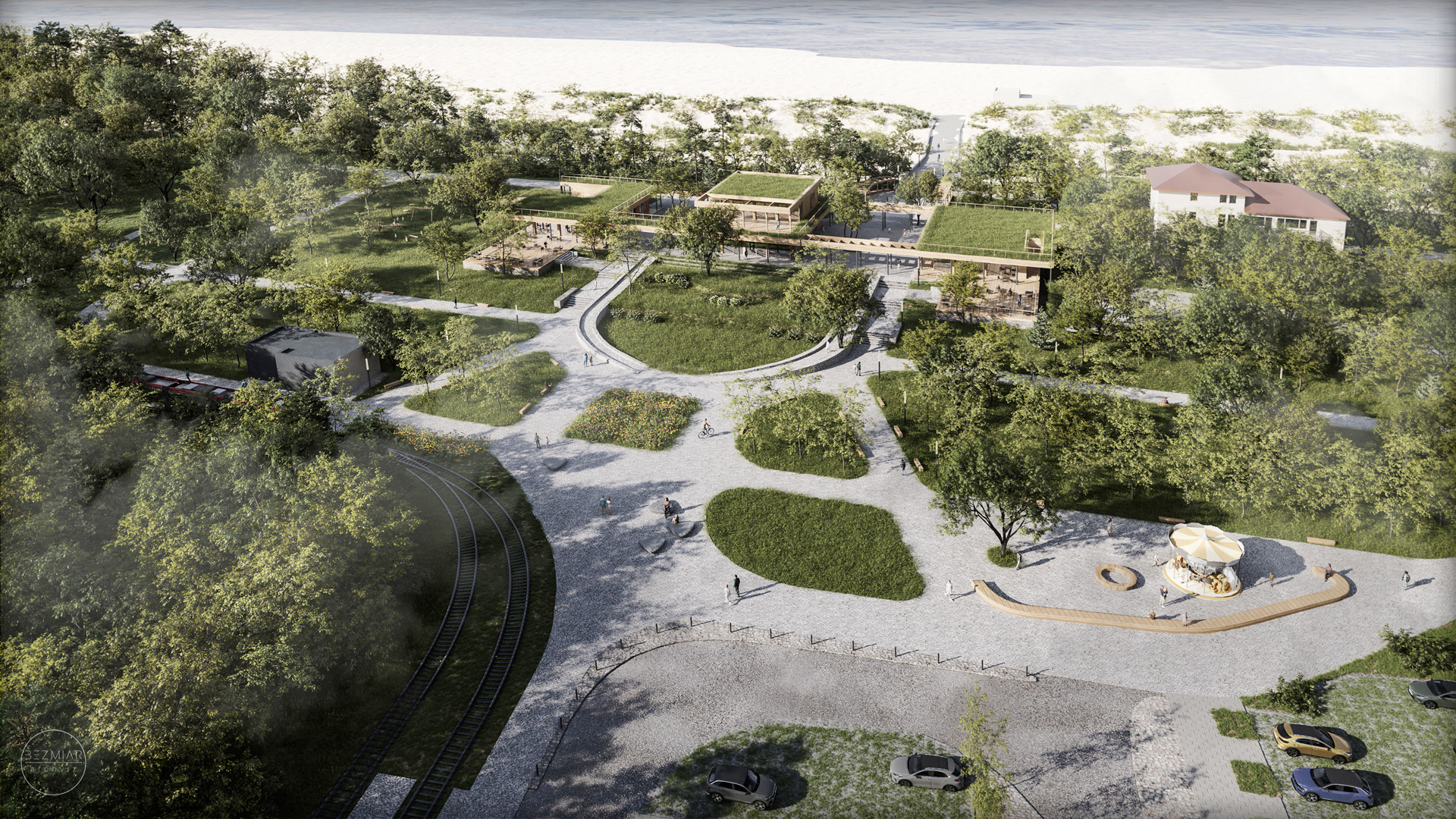 Stogi beach (contest) for Atelier Skrzypczyk&Rivat (III place)