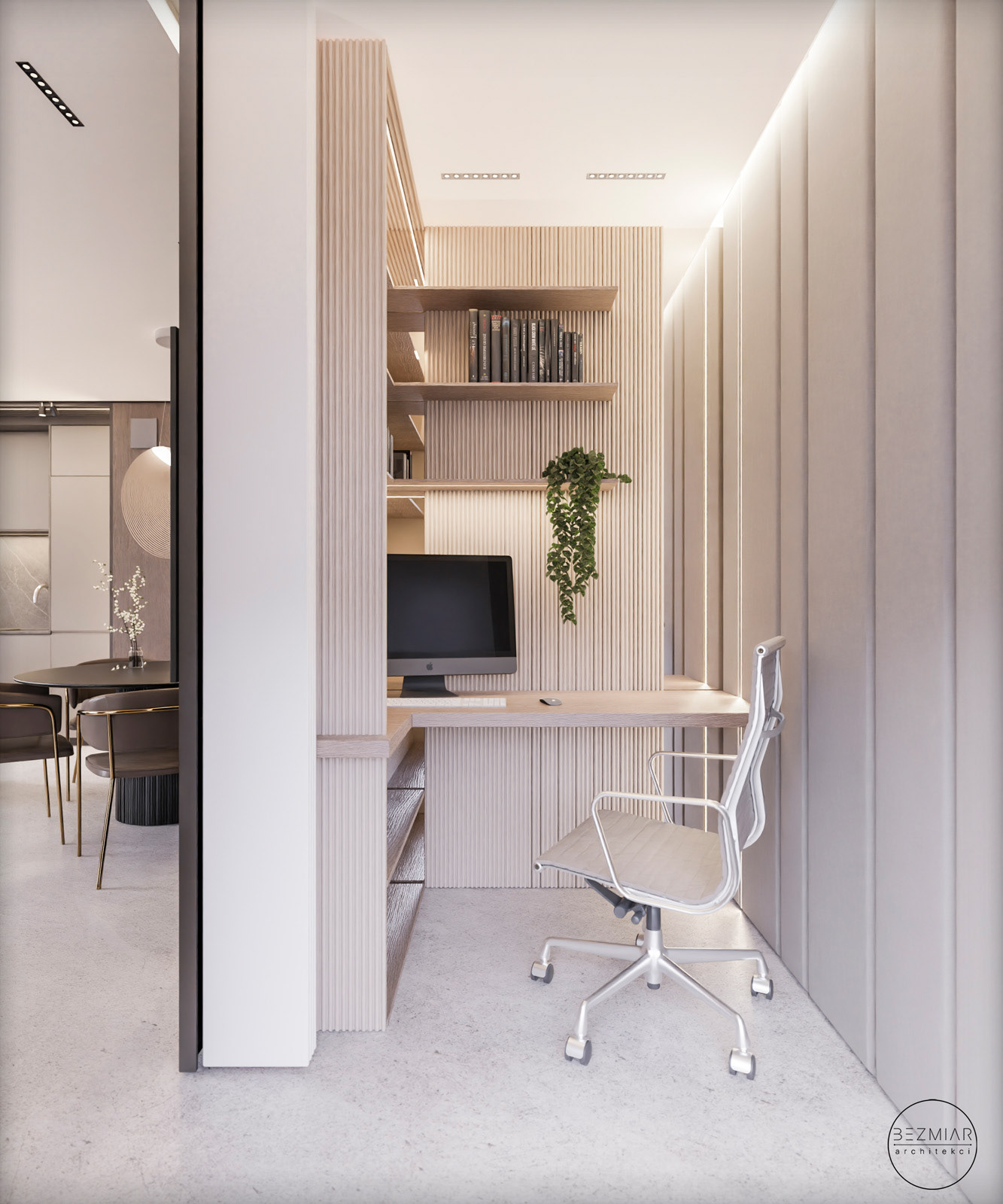Caffee latte apartment for Bezmiar Architects