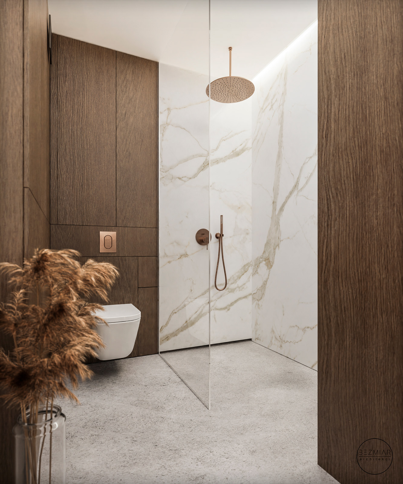 Caffee latte apartment for Bezmiar Architects