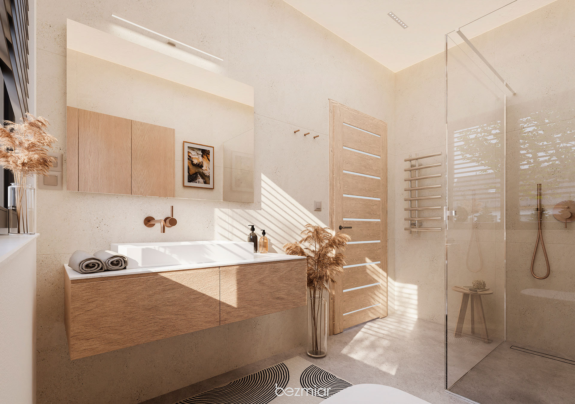 Frame house interior for Woodenfactory