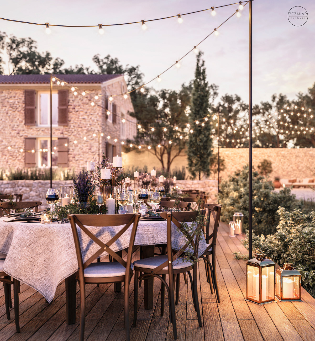 Wedding in Provence for Domaine de noe