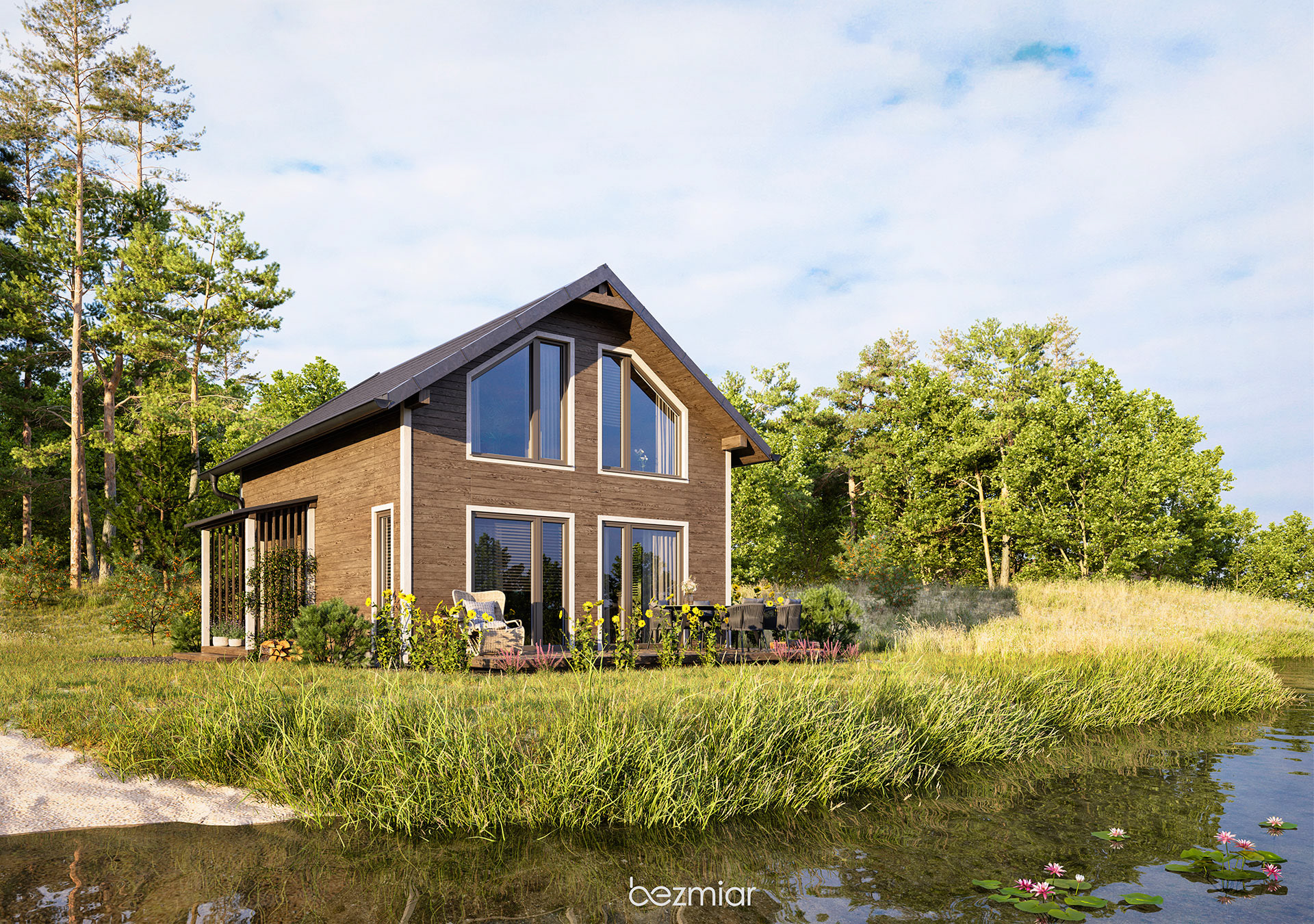 Frame house for Drewnolandia