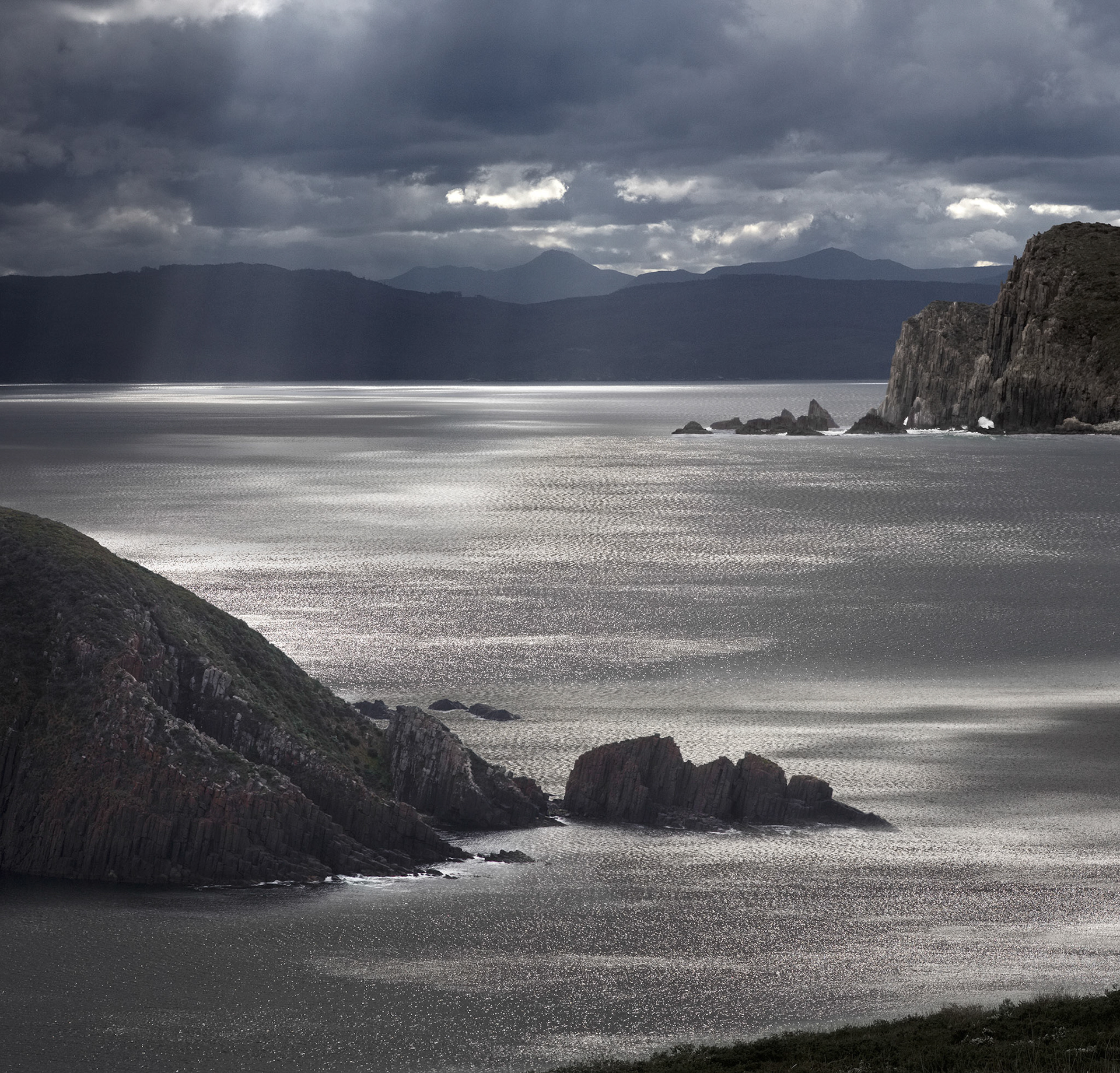 CAPE BRUNY - WEST EAST WEST Diptych -  160 x 70 cm