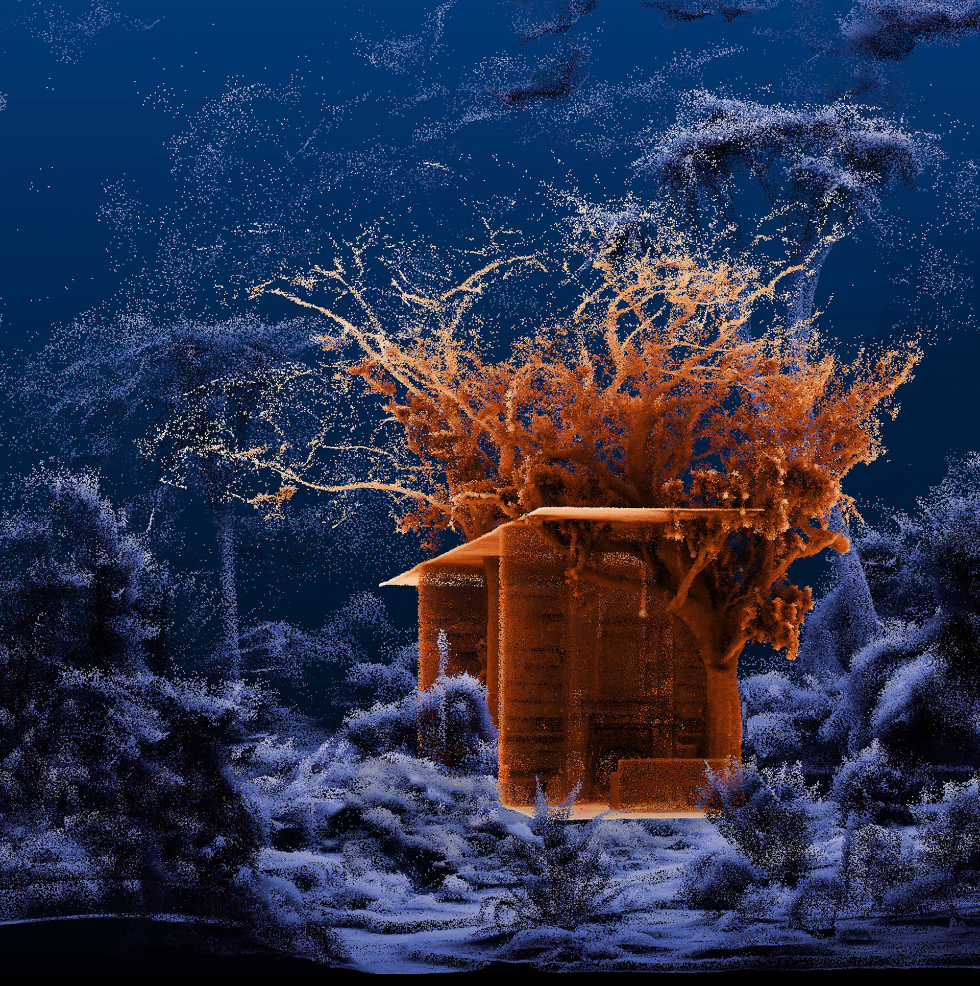 Day for Night - Still from VR space