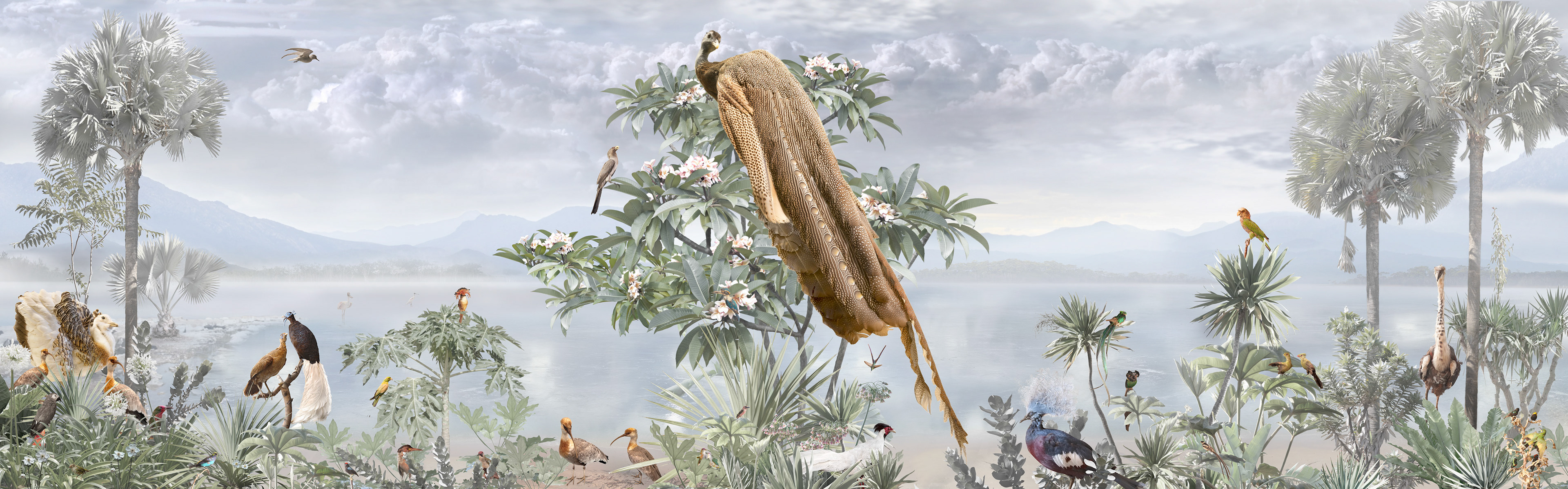 Le Vol II Allusion Illusion   2018  -  190 x 100 cm Customisable to various sizes for site specific installation