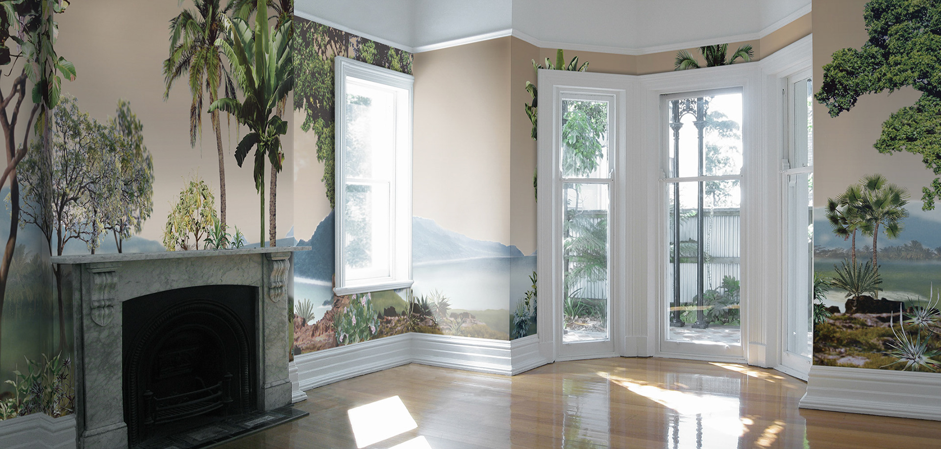 WITH A VIEW TO PARADISE GALLERY 3 - 2004        125 x 60 cm