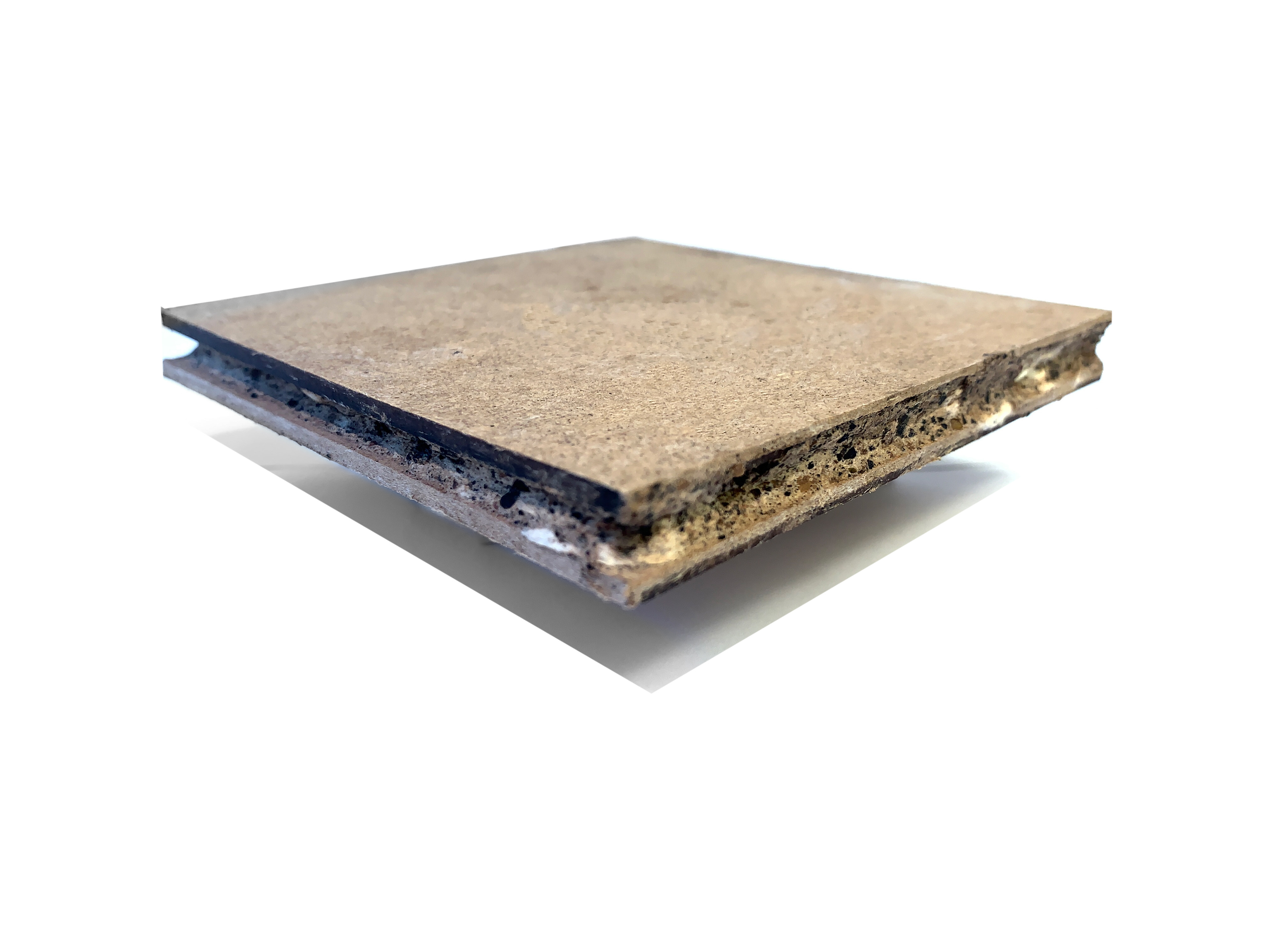 Stronger plates through layering seaweed and wood.