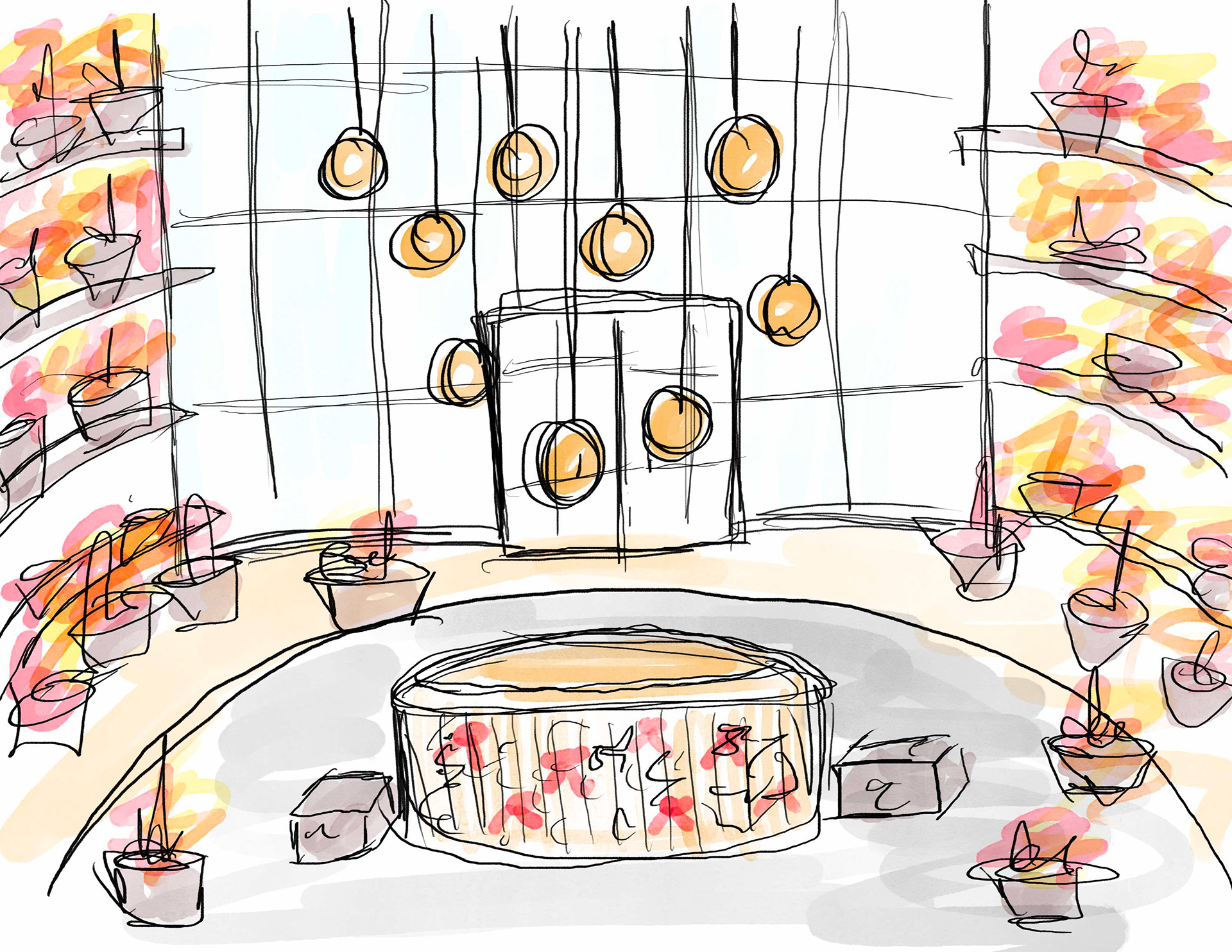 Flower Shop Sketch