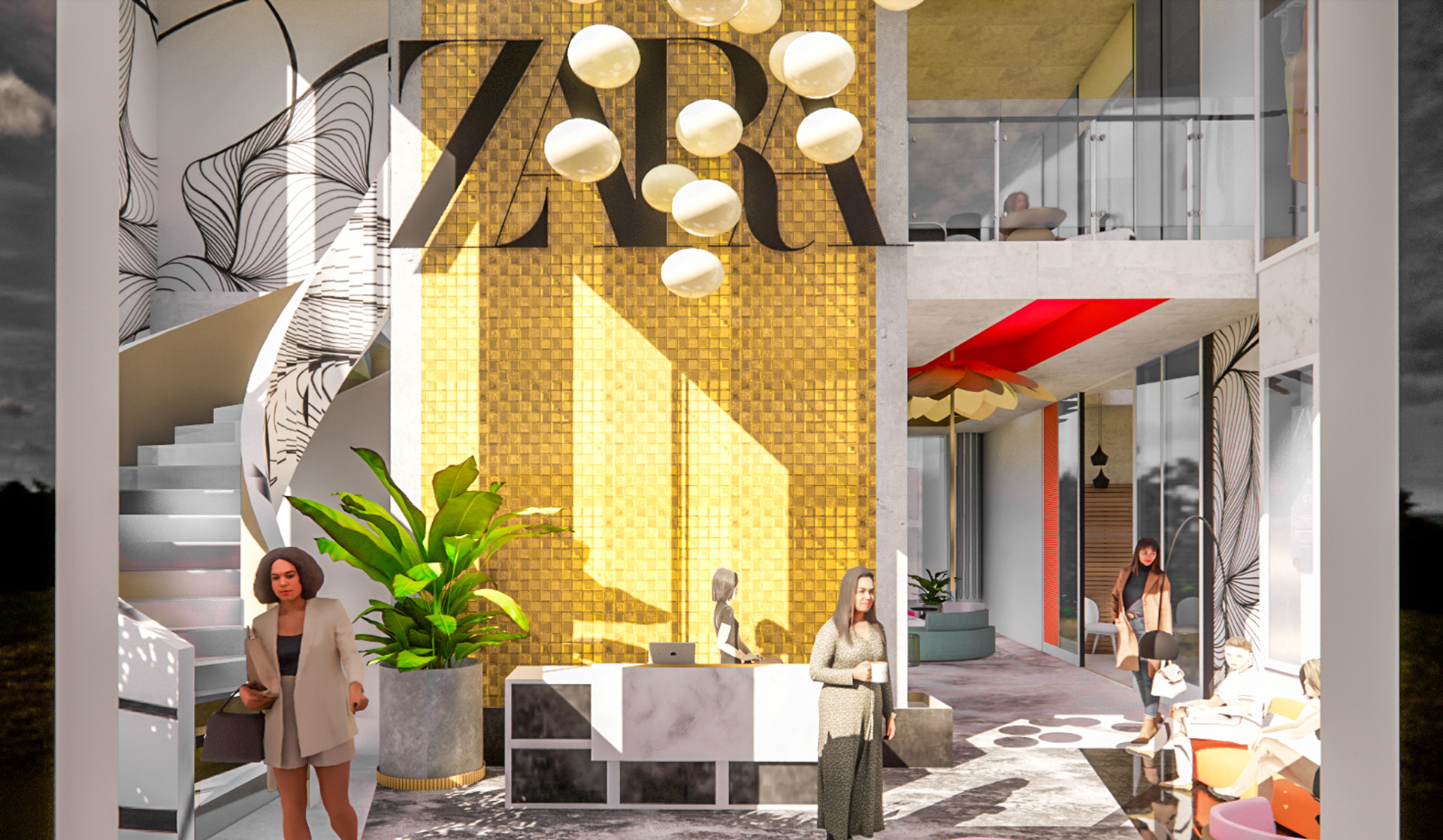 Main Entrance Render