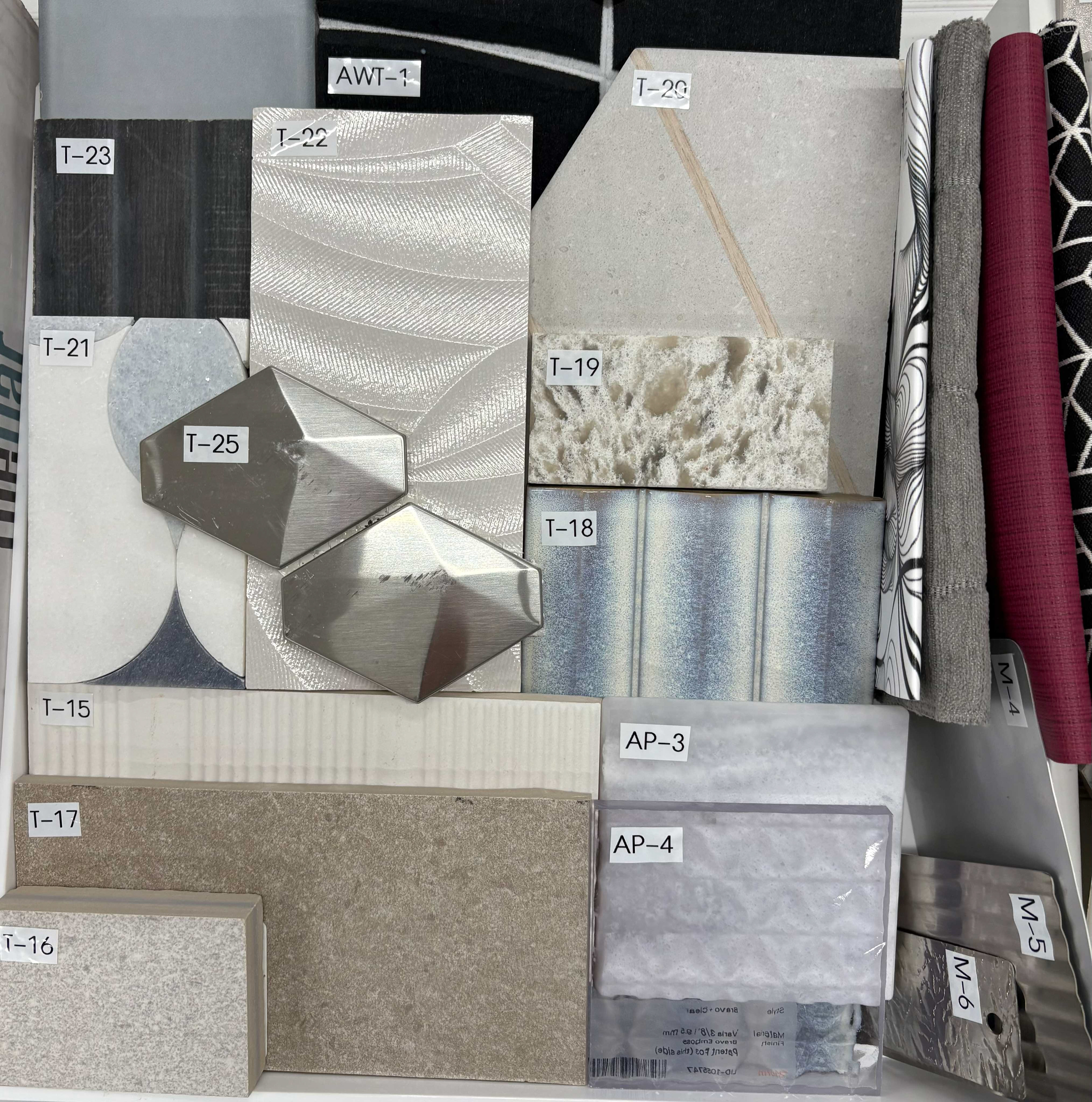 First Floor Material Tray