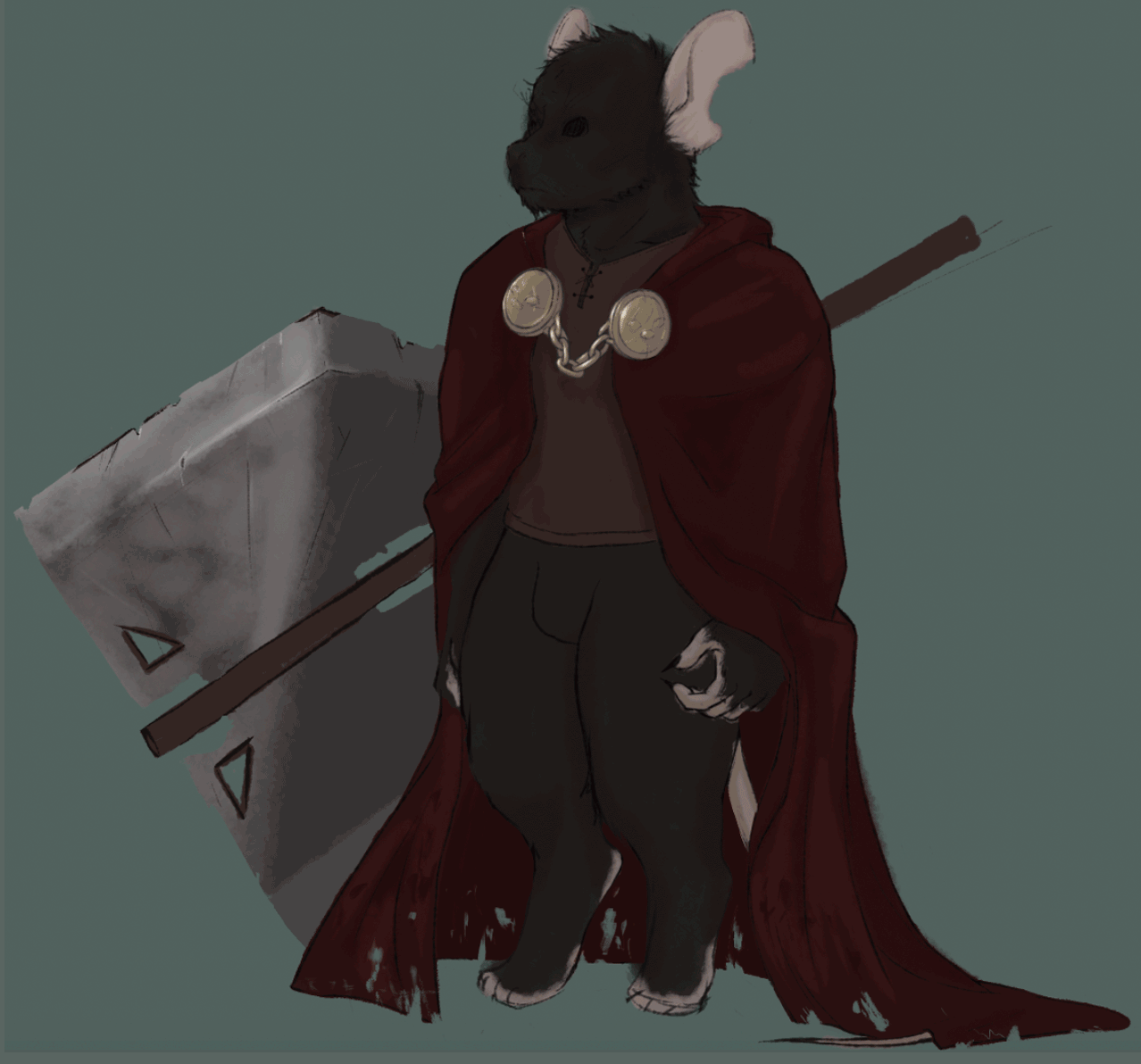 Gjim, The Mousefolk Barbarian Process