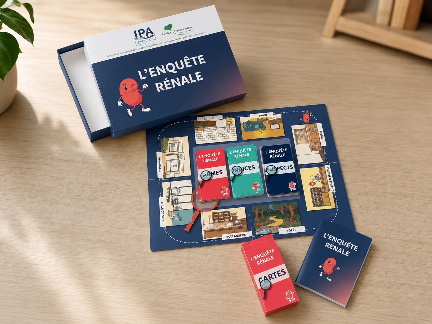Jeu pédagogique à destination des usagers / publics / patients - Santé