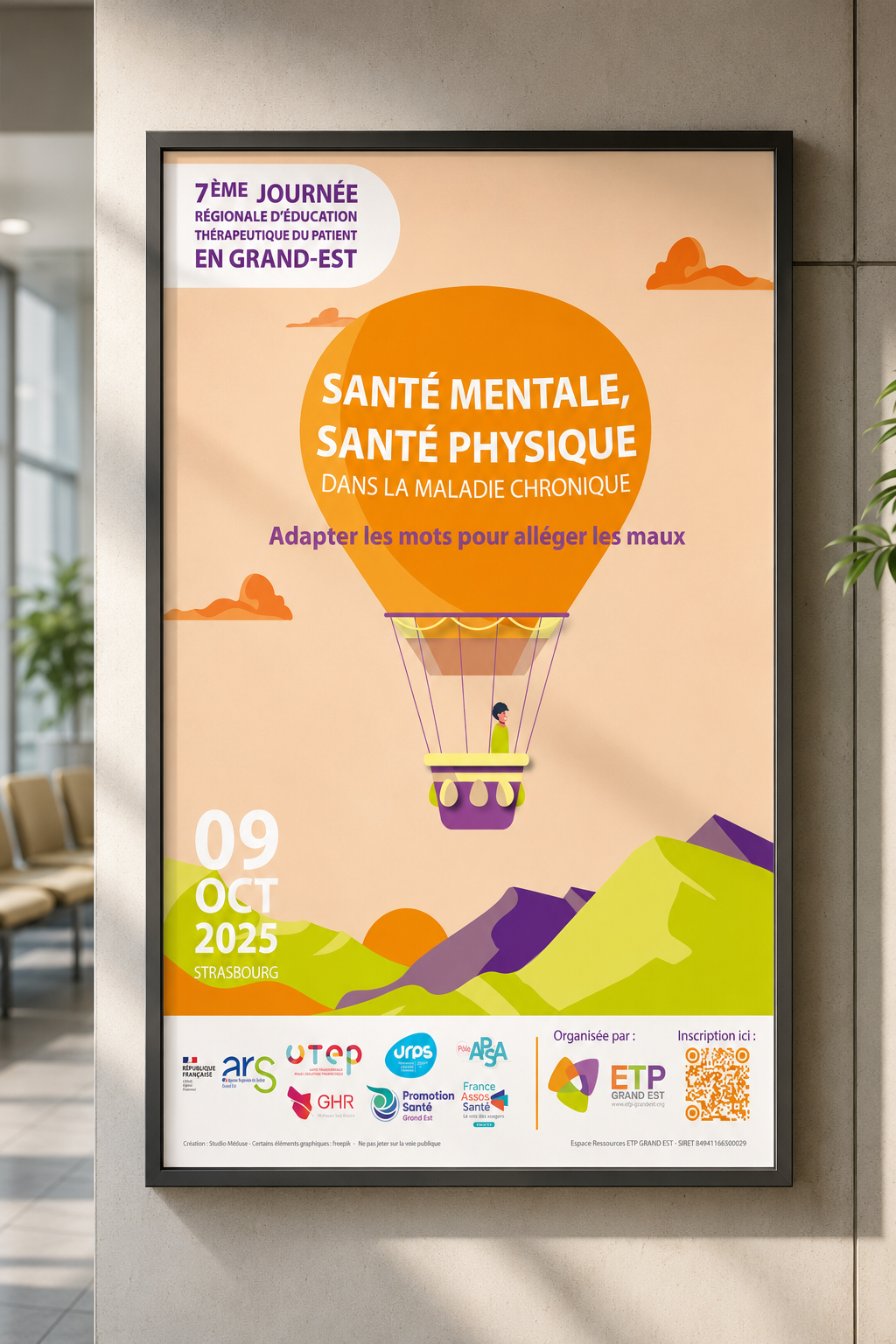 Affiche évènement - domaine Santé 