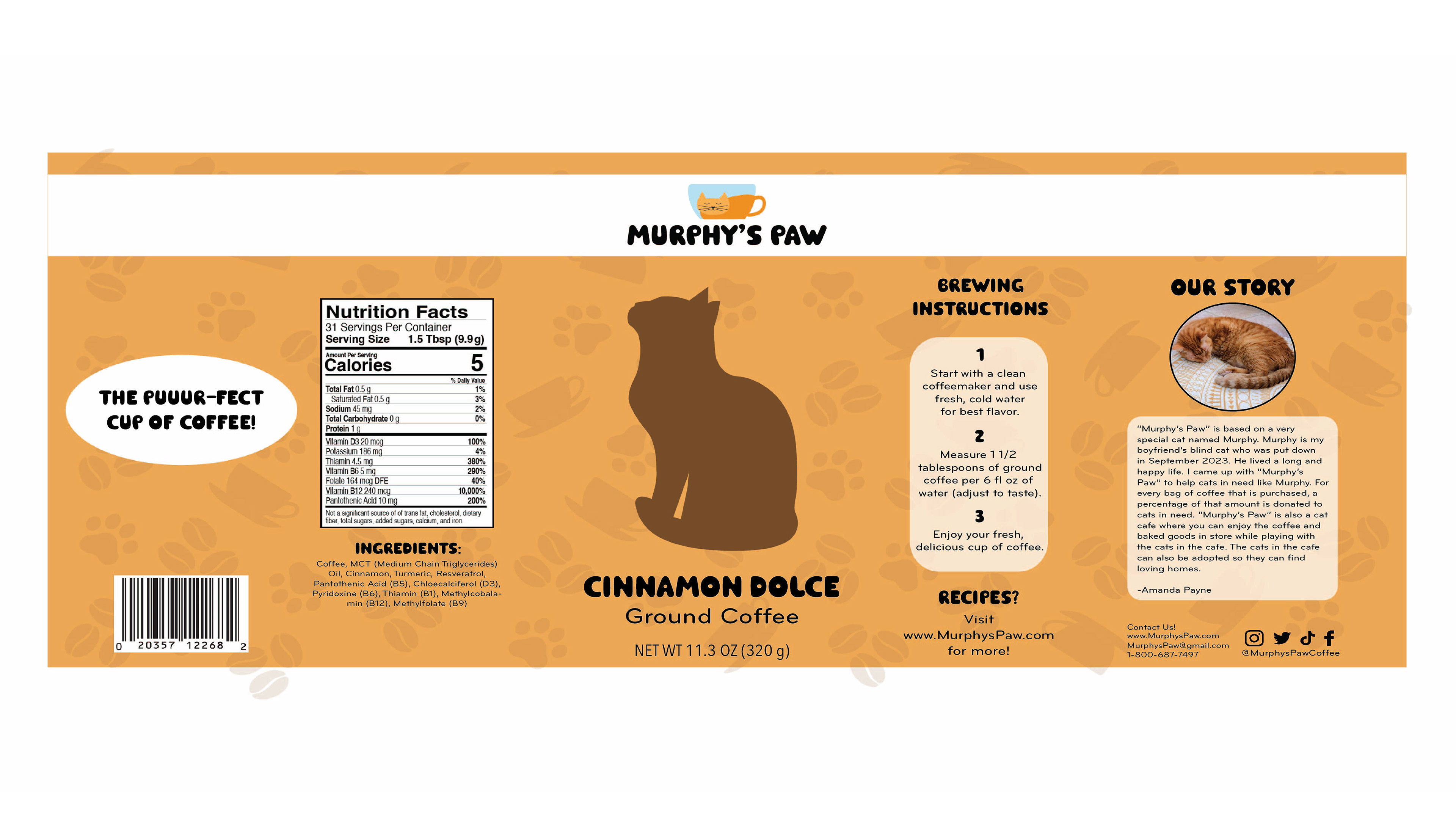 Coffee Can Cinnamon Packaging