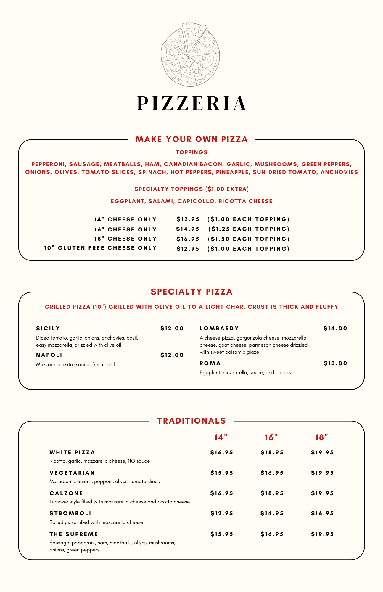 Menu (Pizza)