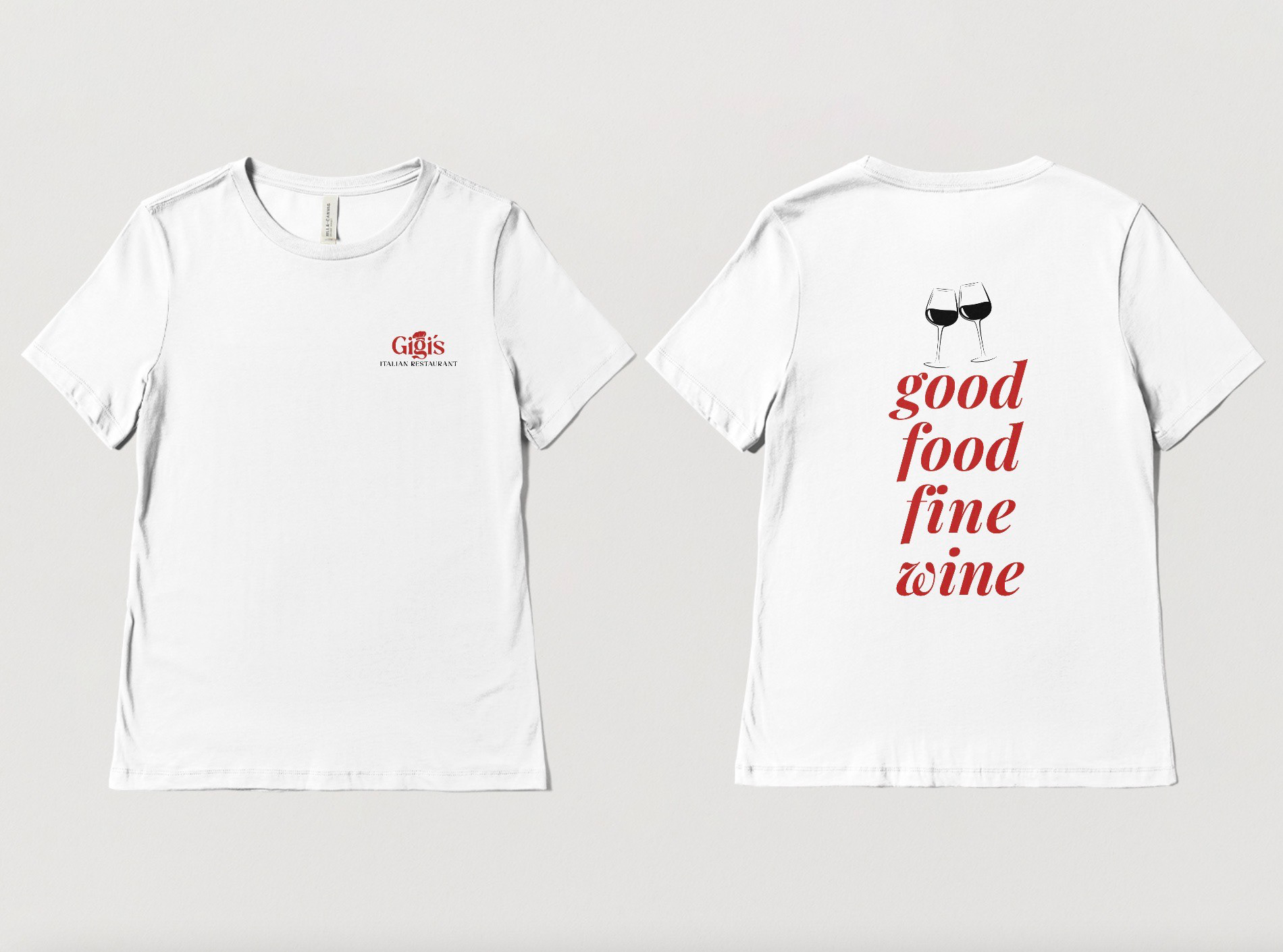 Good Food Fine Wine Shirt