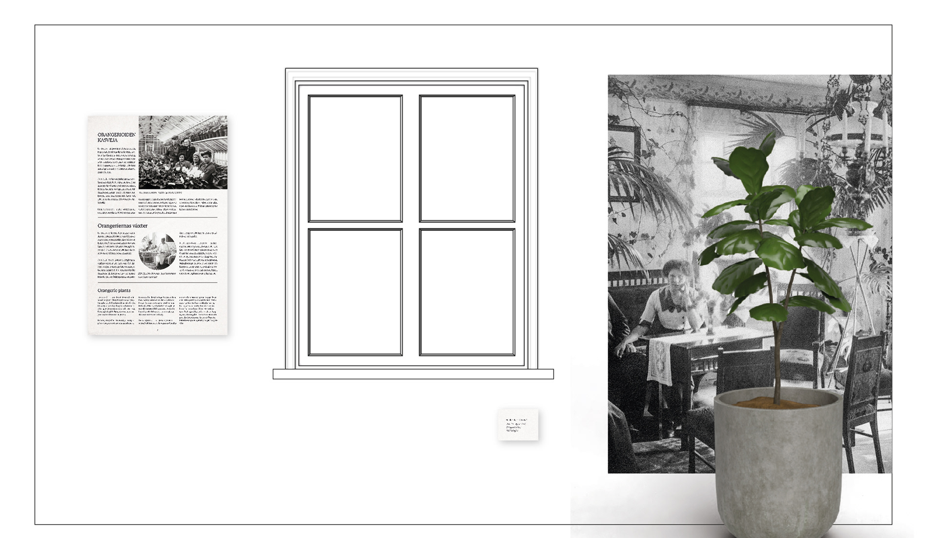A plan for the second wall on the smaller room.