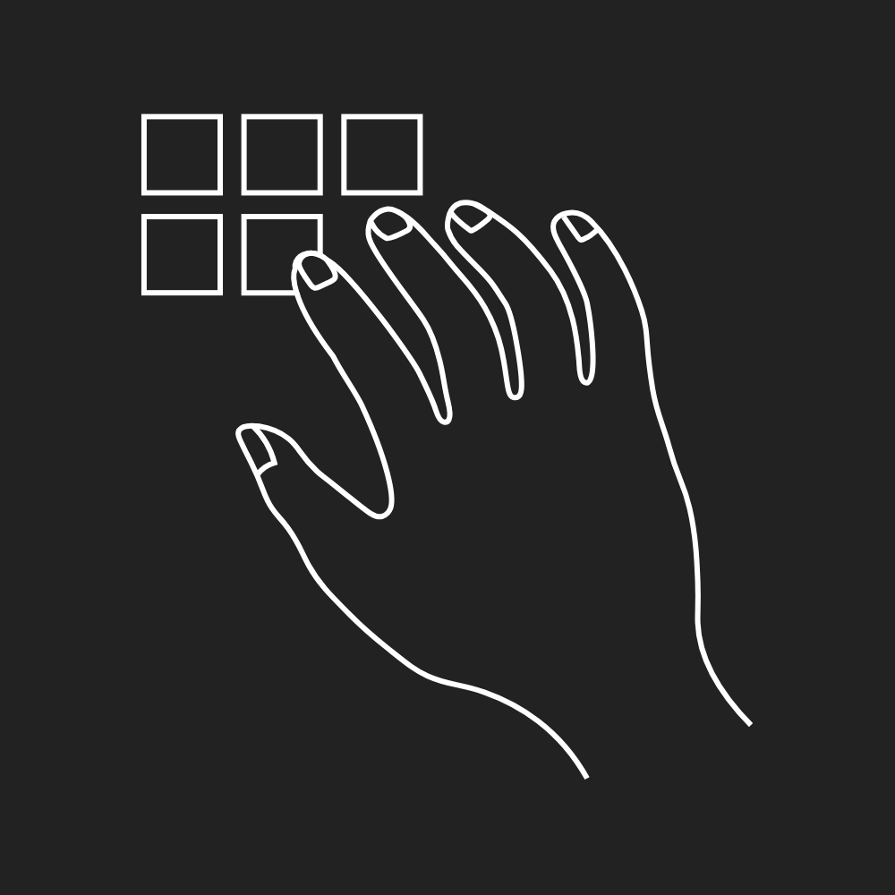 ortholinear keyboard icon